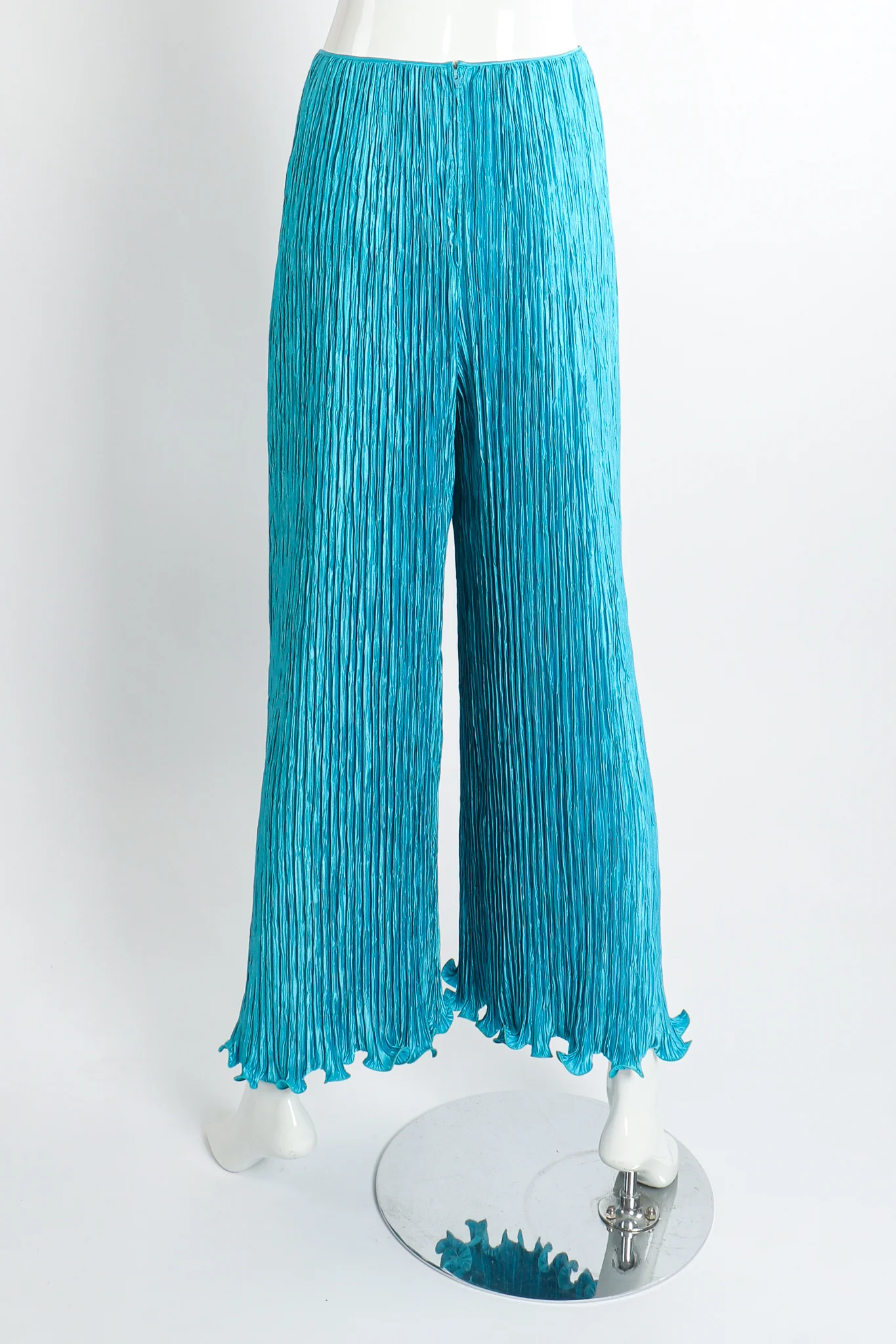 Pleated Palazzo Pant & Sash - Image 7
