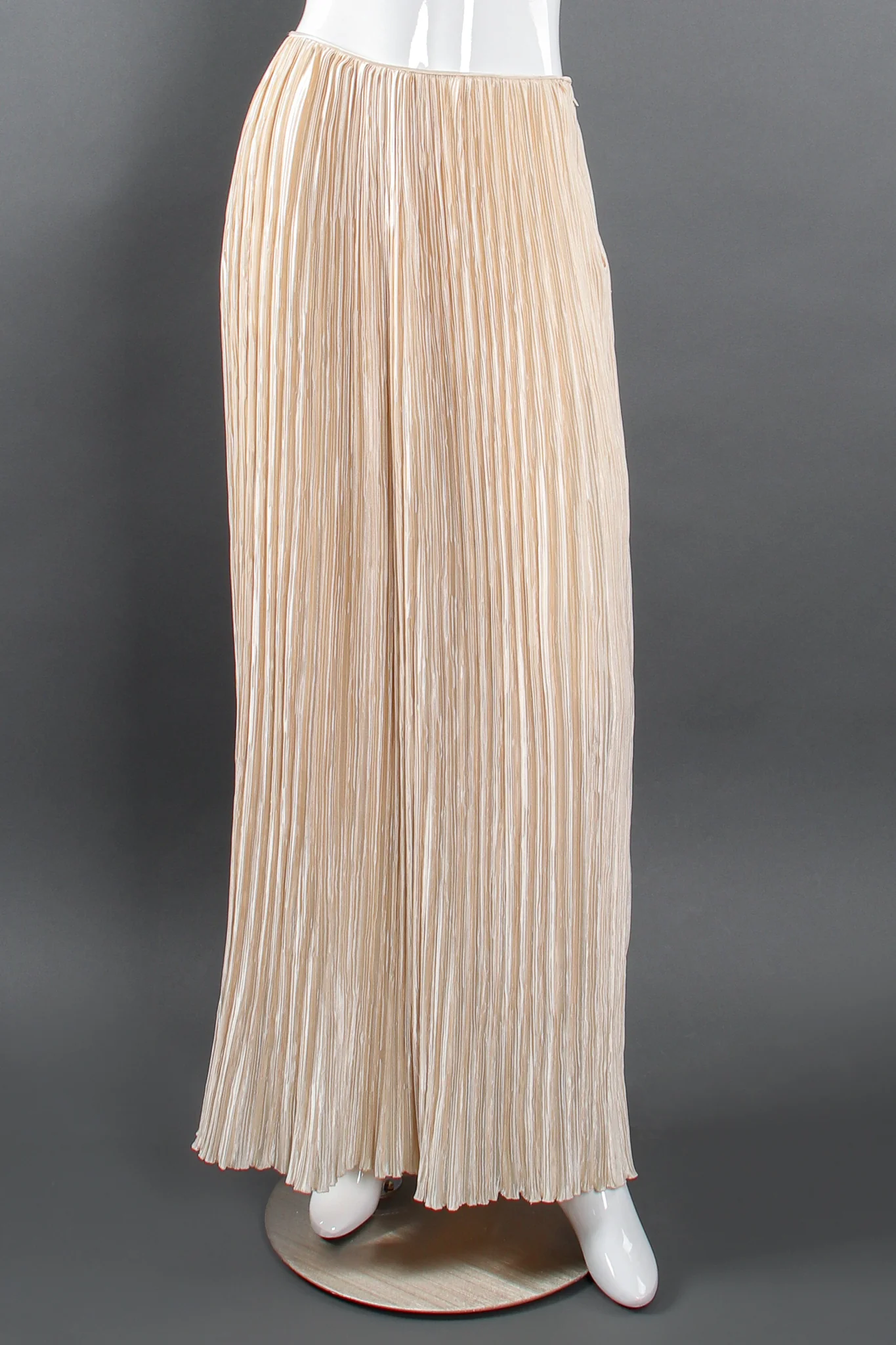 Pleated Peplum Top & Skirt Set - Image 14