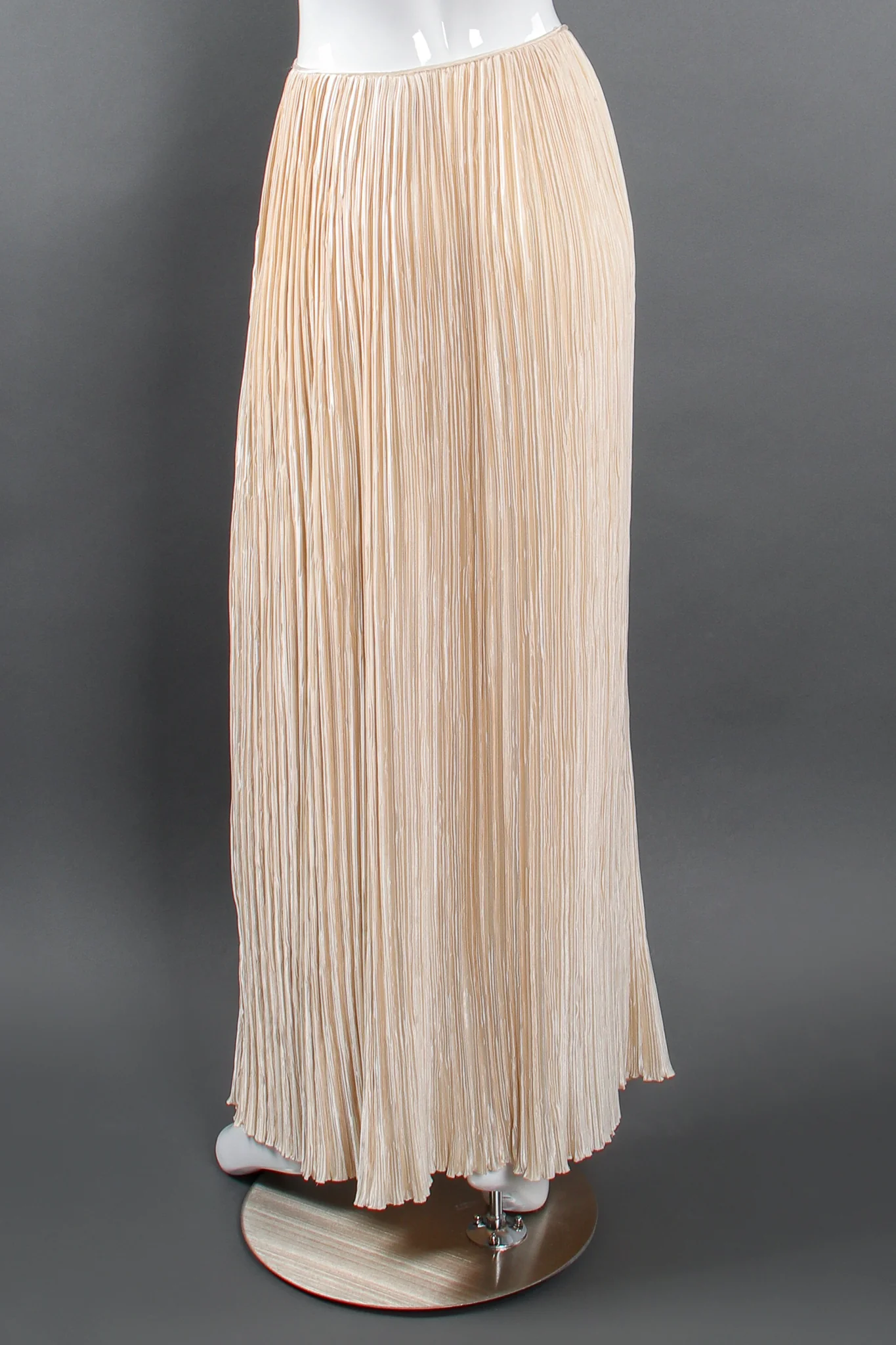 Pleated Peplum Top & Skirt Set - Image 15