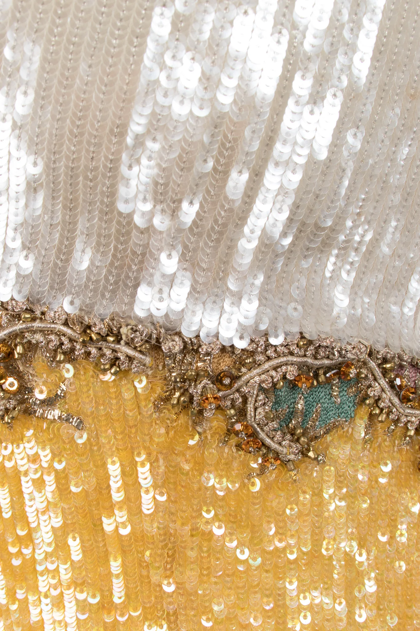 Pleated Sequin Corset Gown - Image 15