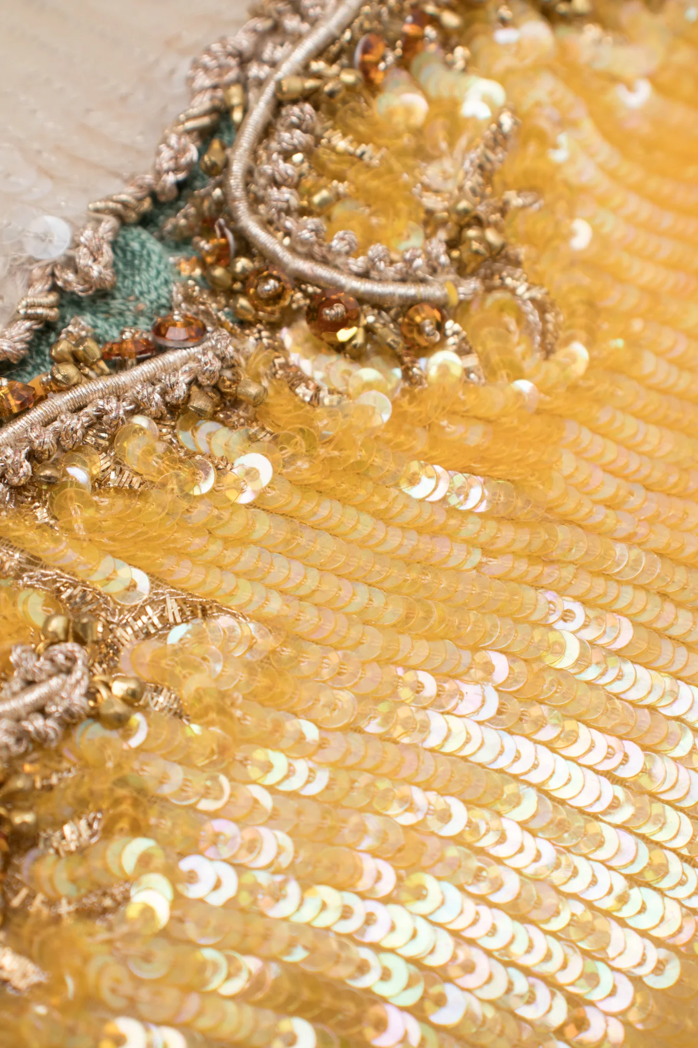 Pleated Sequin Corset Gown - Image 19