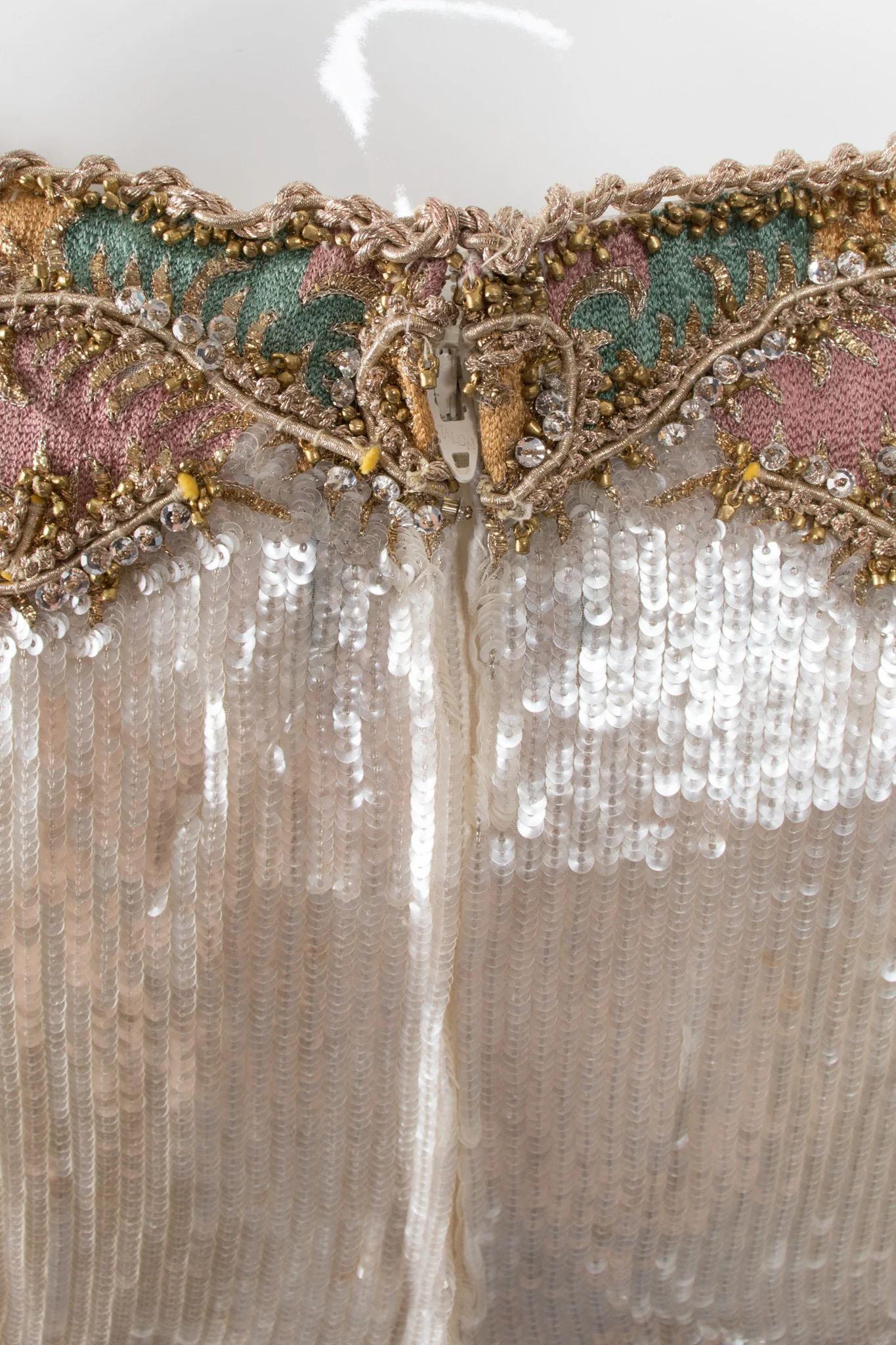 Pleated Sequin Corset Gown - Image 22