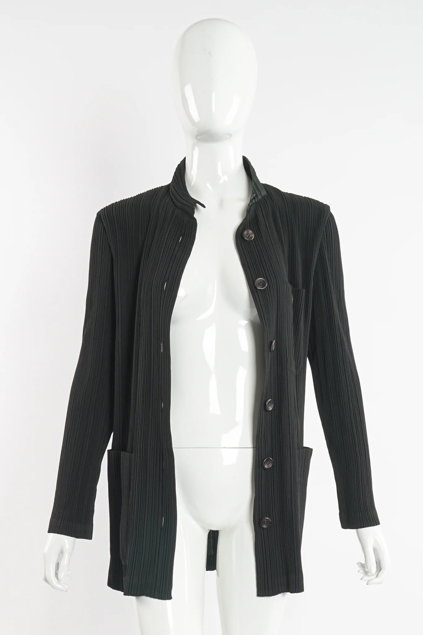 Pleated Shirt Jacket - Image 5