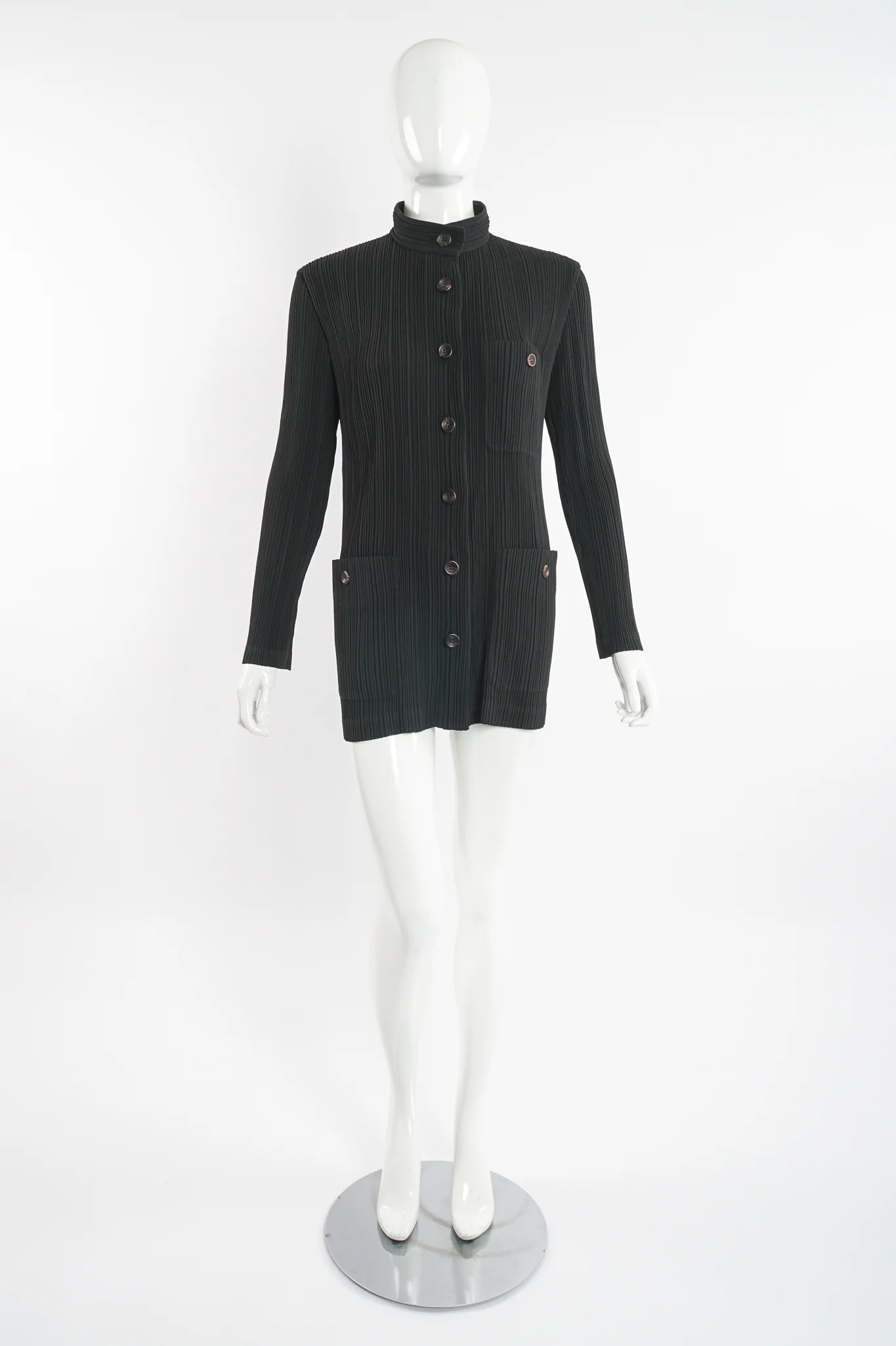 Pleated Shirt Jacket - Image 6