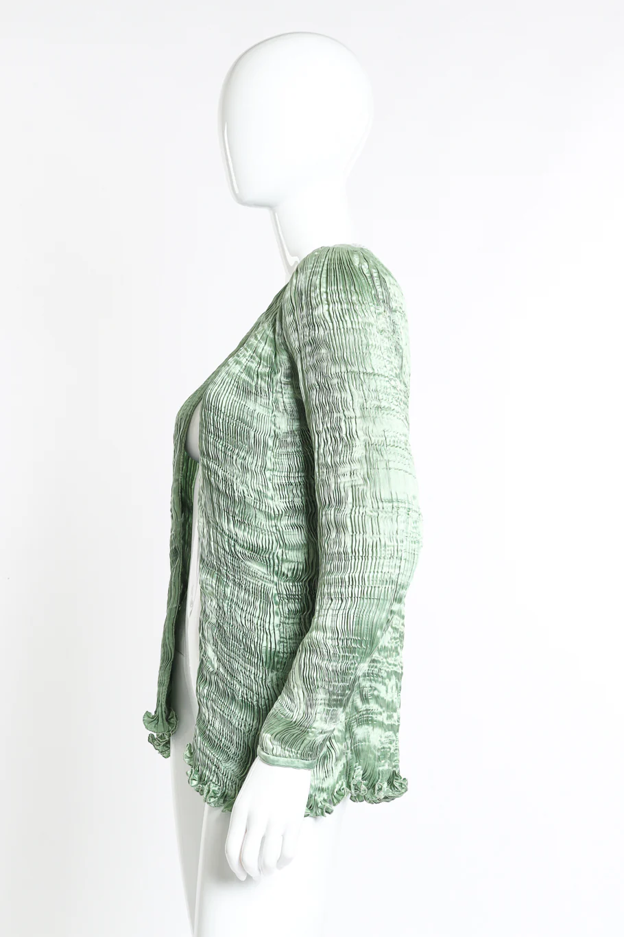Pleated Silk Jacket - Image 2
