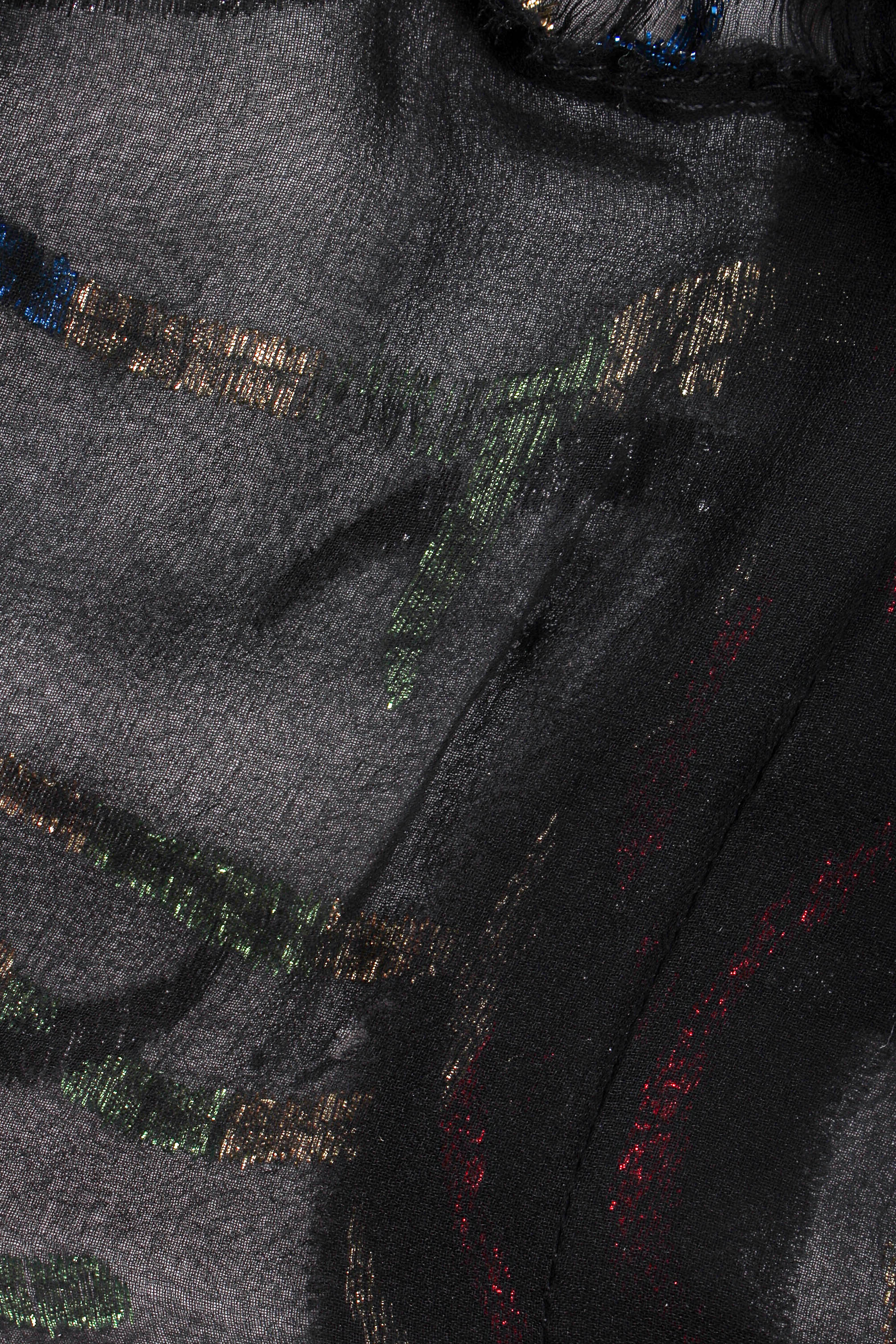 Chiffon Ribbon Lamé Swirl Dress - Image 7