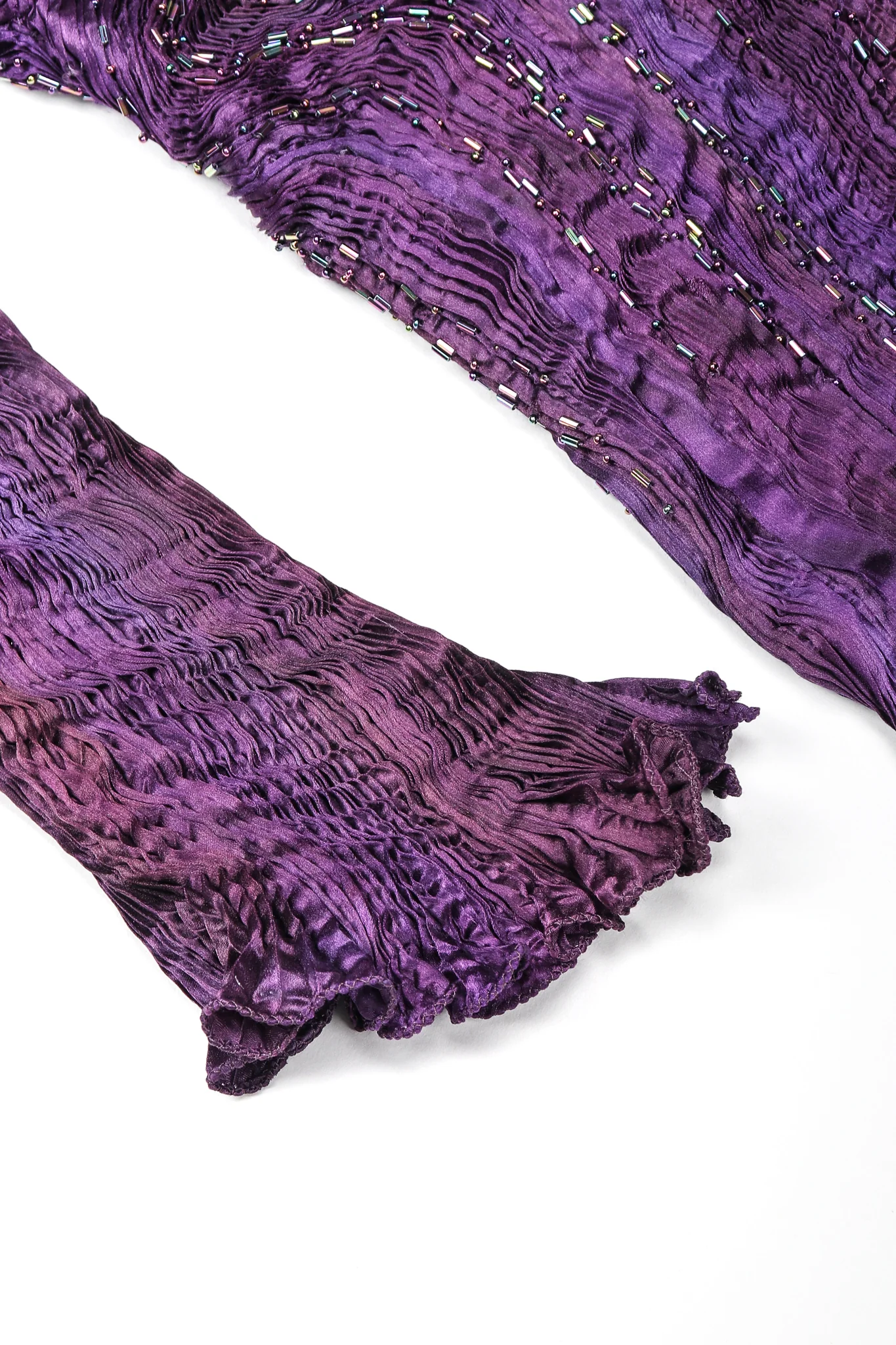 Pleated Silk Ripple Dress - Image 8