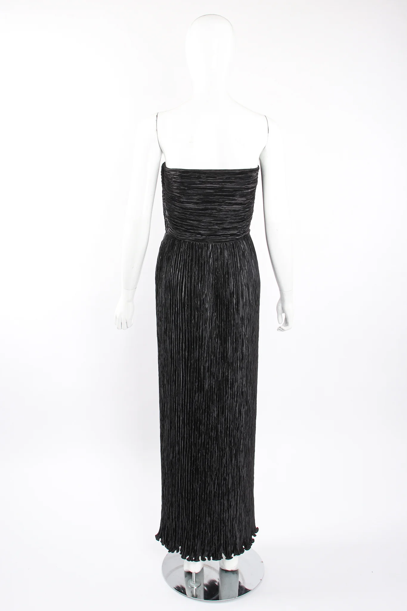 Pleated Strapless Sweetheart Gown - Image 7