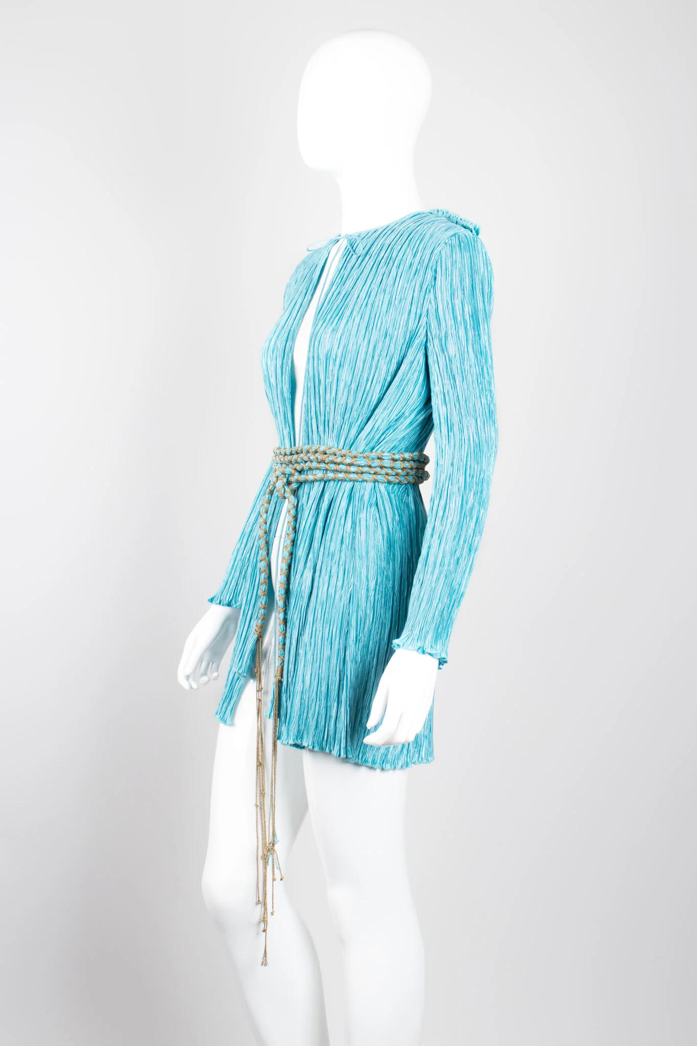 Pleated Tie Jacket - Image 4