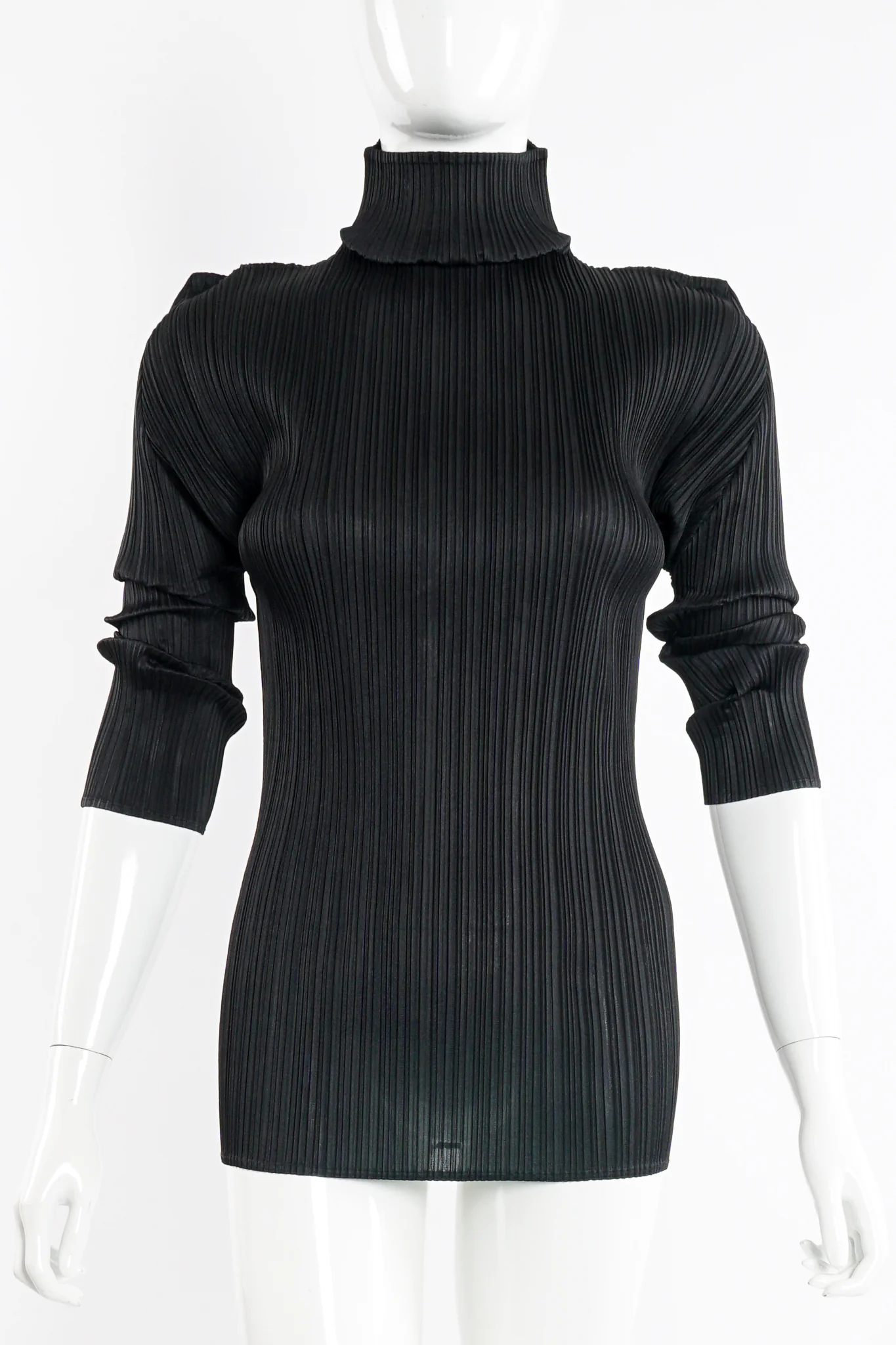 Pleated Turtleneck Top - Image 6