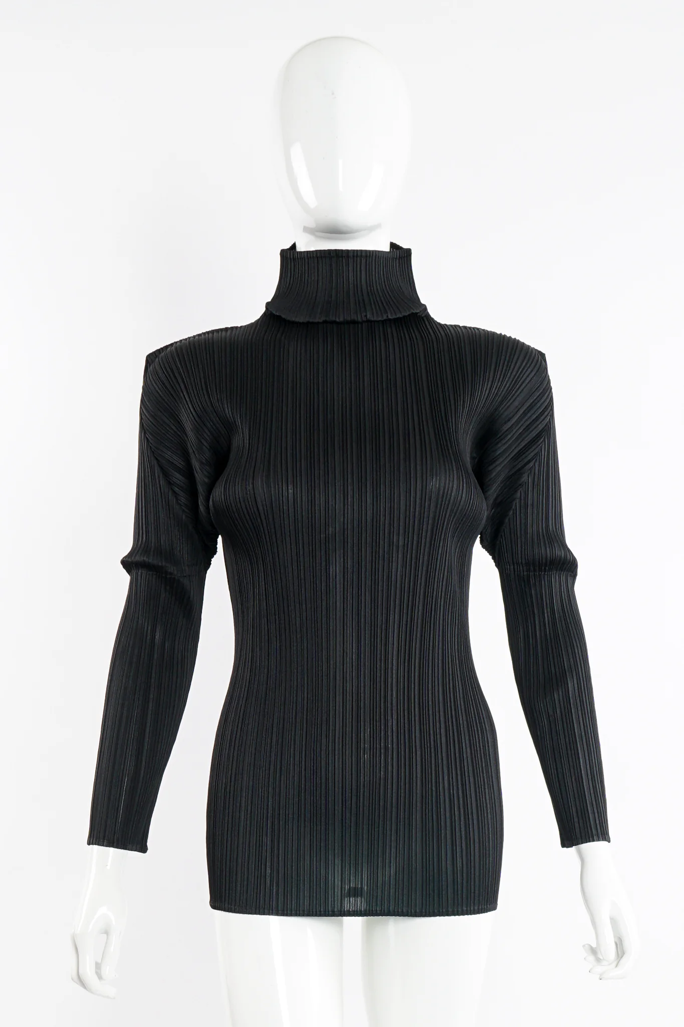 Pleated Turtleneck Top - Image 8