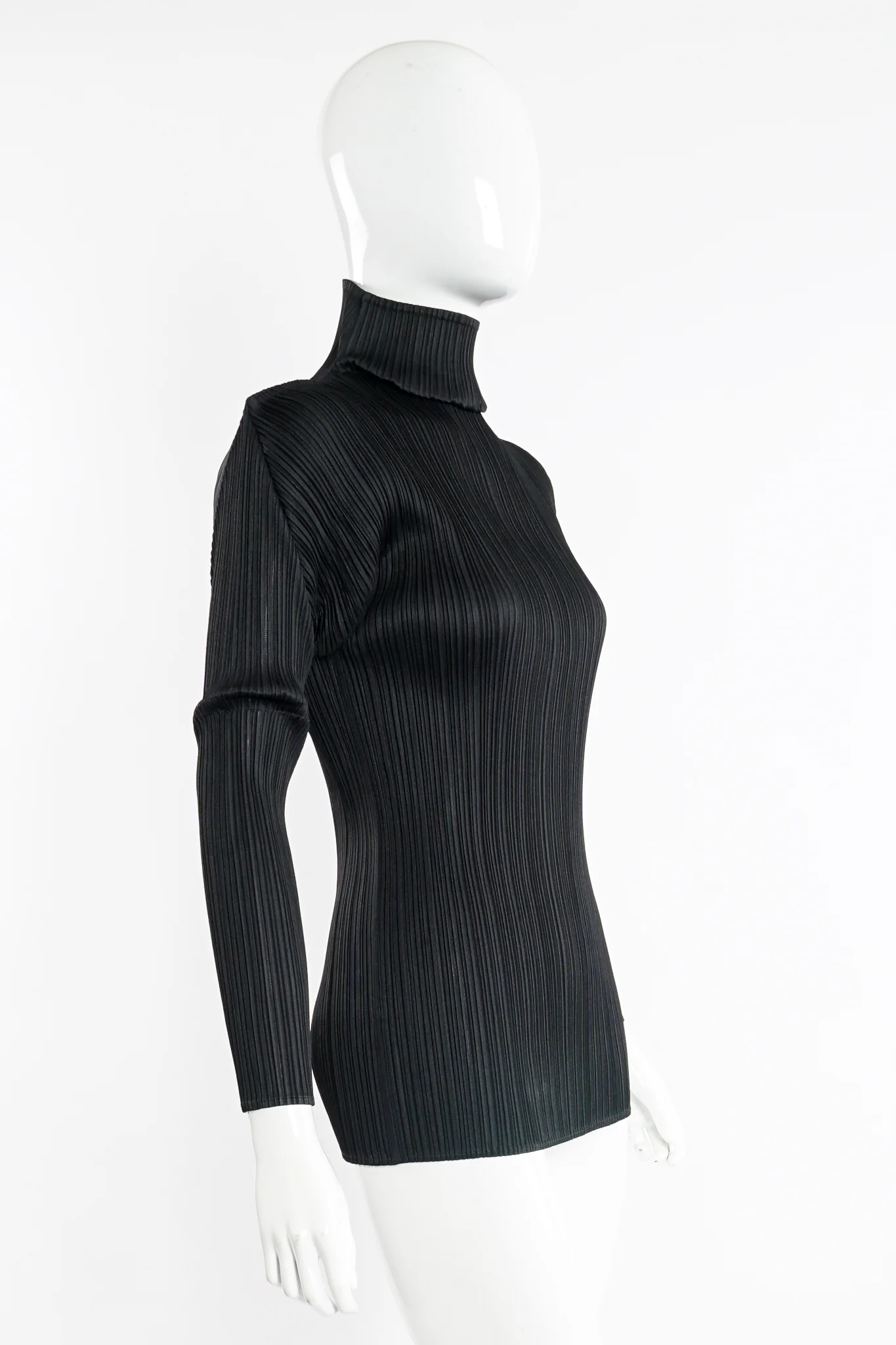 Pleated Turtleneck Top - Image 9