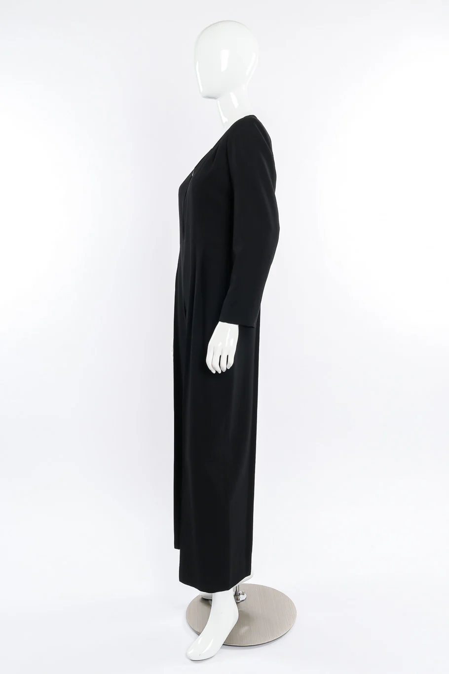 Pleated Wool Jumpsuit - Image 3