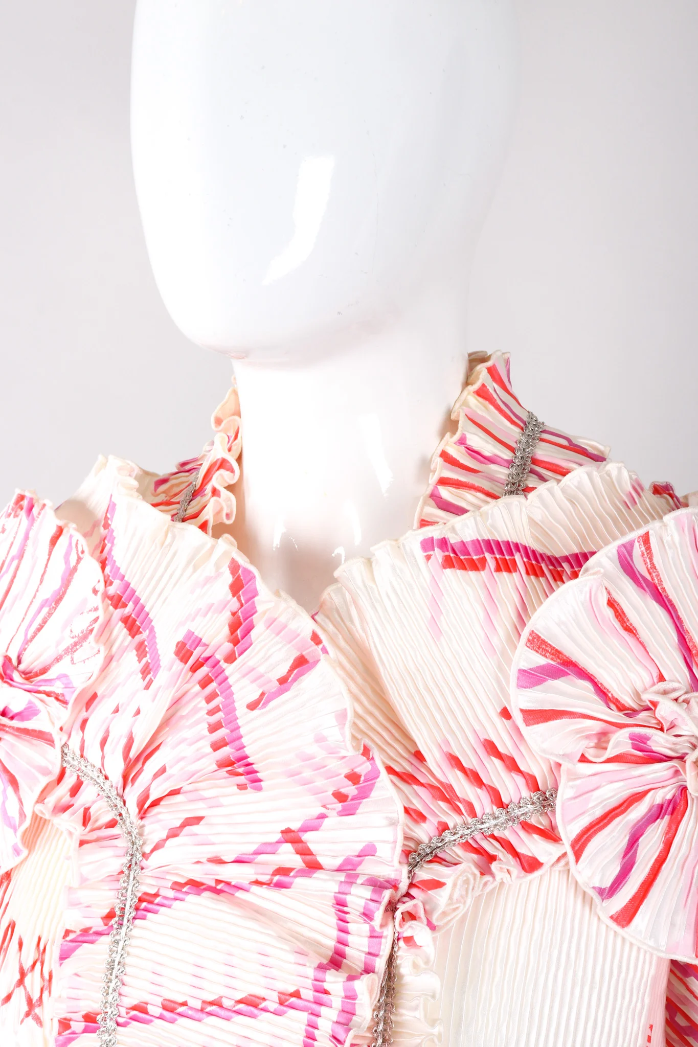 Pleated Wrap Top Jacket - Image 7