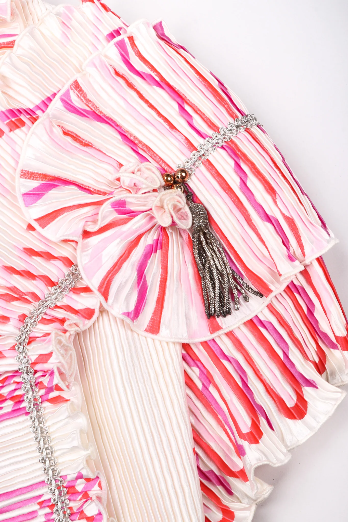 Pleated Wrap Top Jacket - Image 9