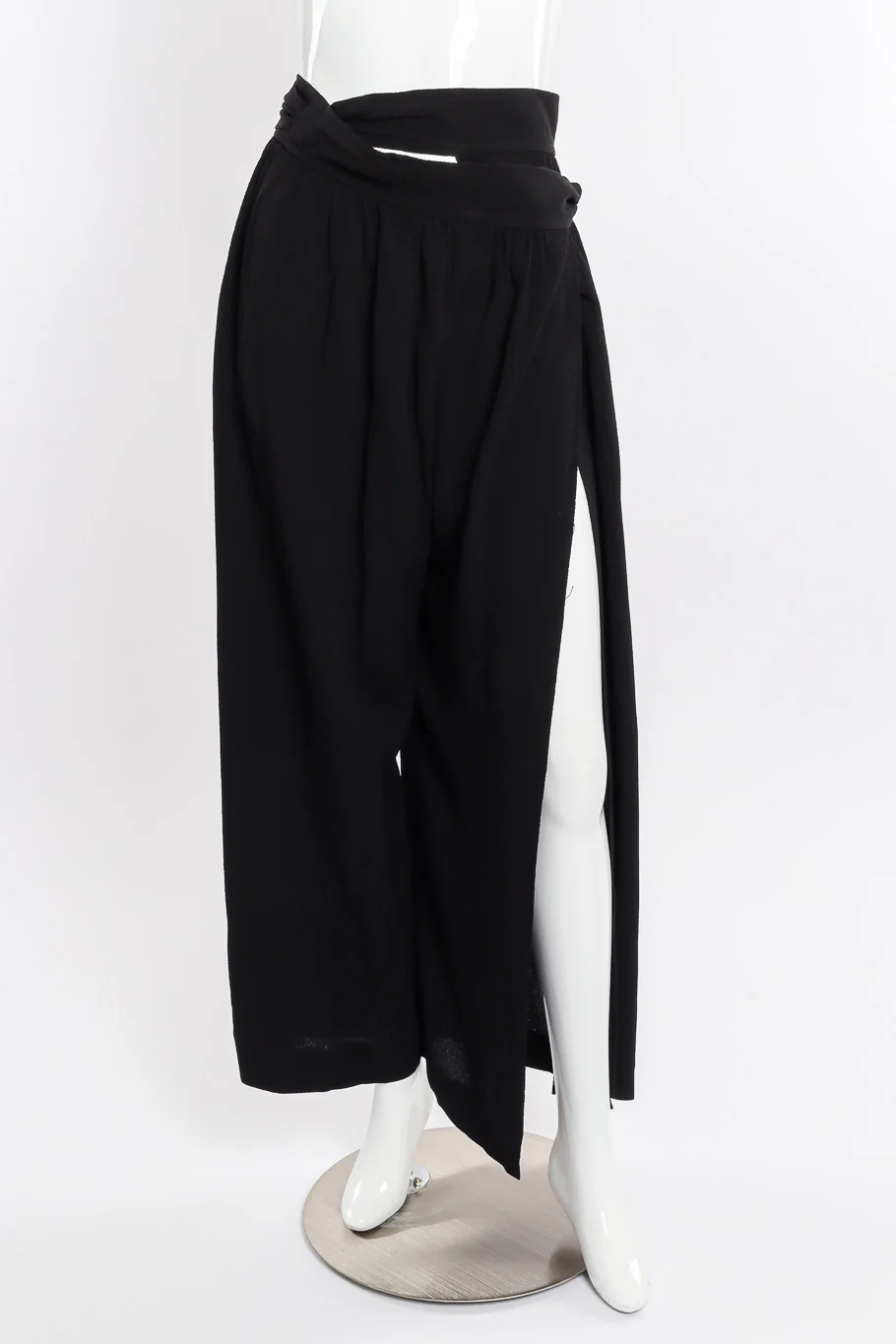 Pleated Wrap Trouser - Image 2