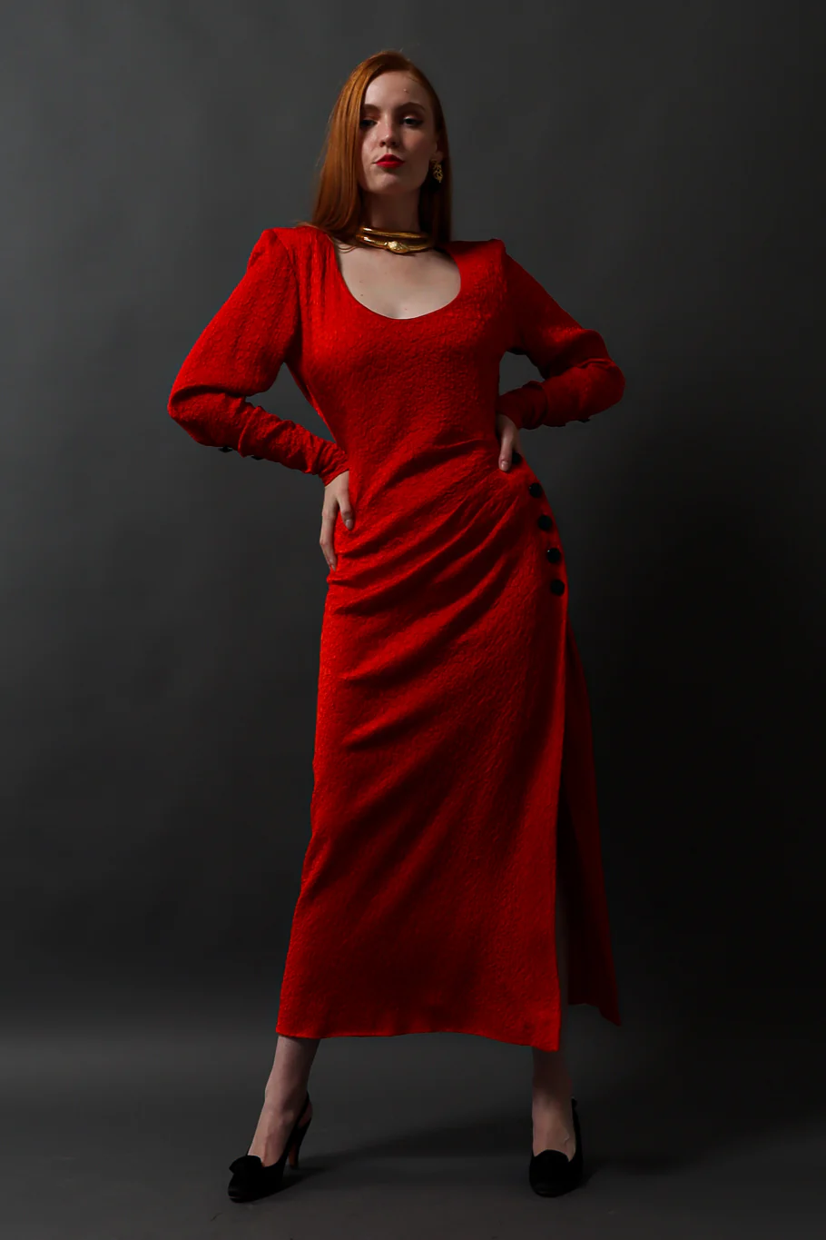 Plissé Crinkle Dress - Image 3