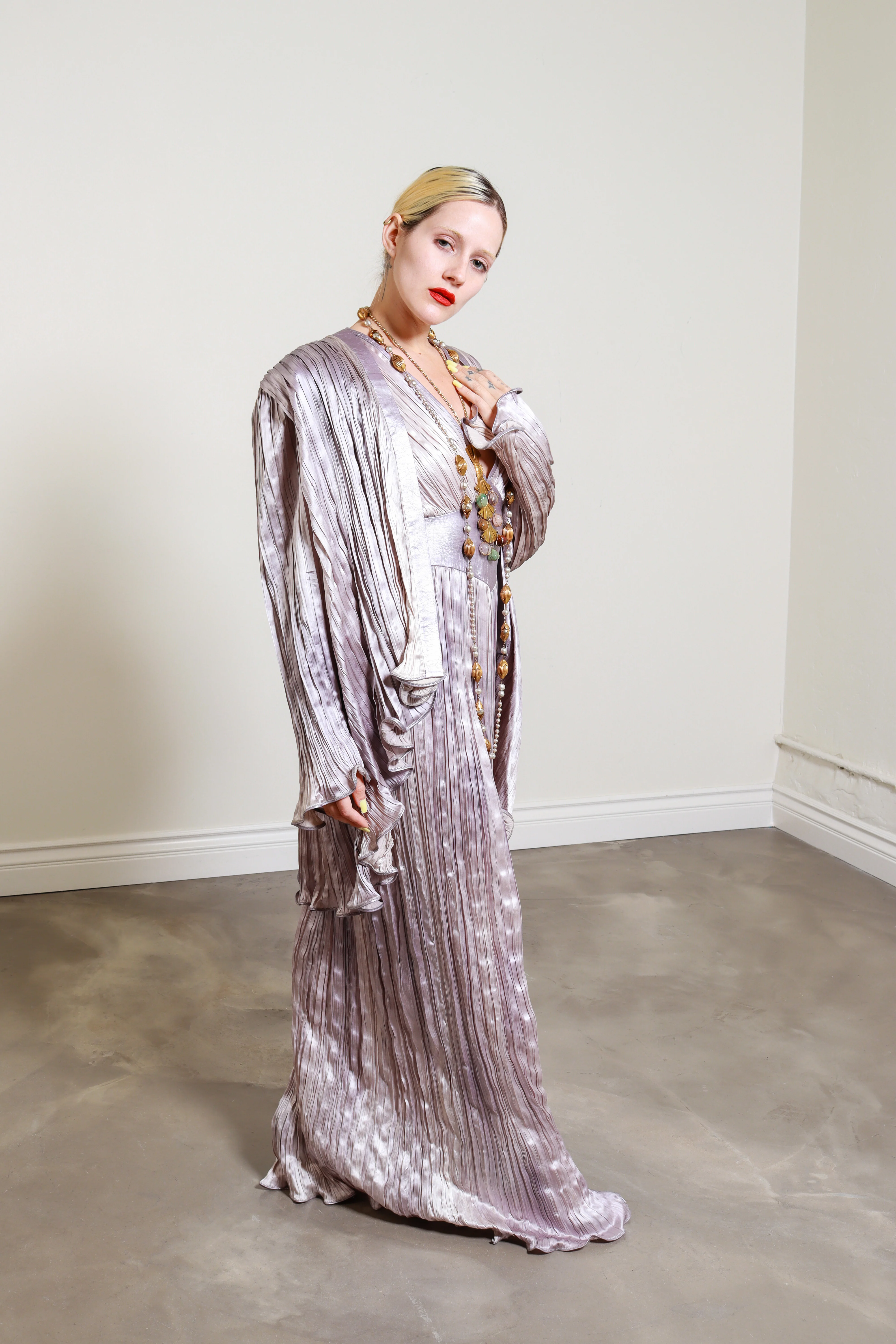 Plissé Duster & Dress Set - Image 2