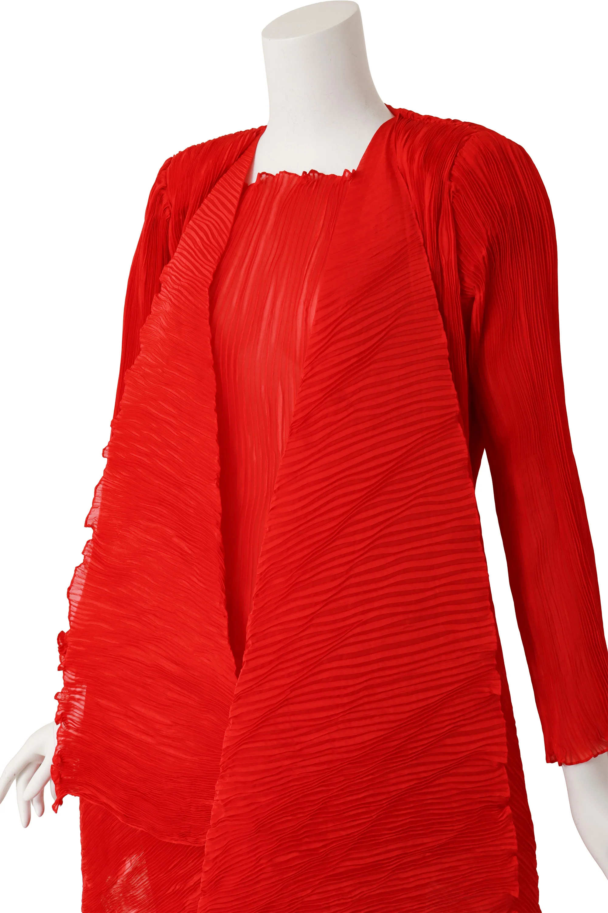 Plissé Jacket & Dress Set - Image 3