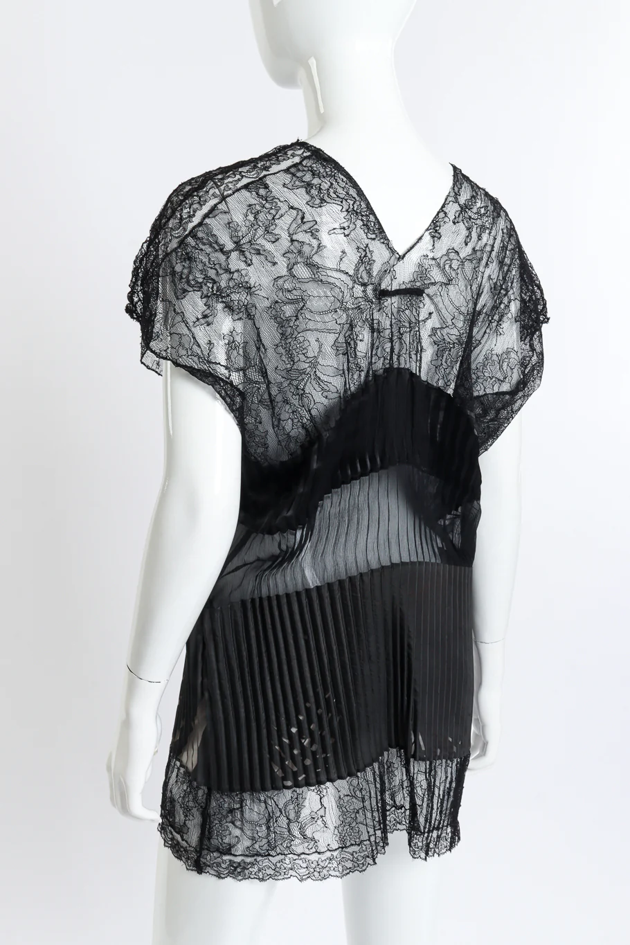 Plissé & Lace Top - Image 3
