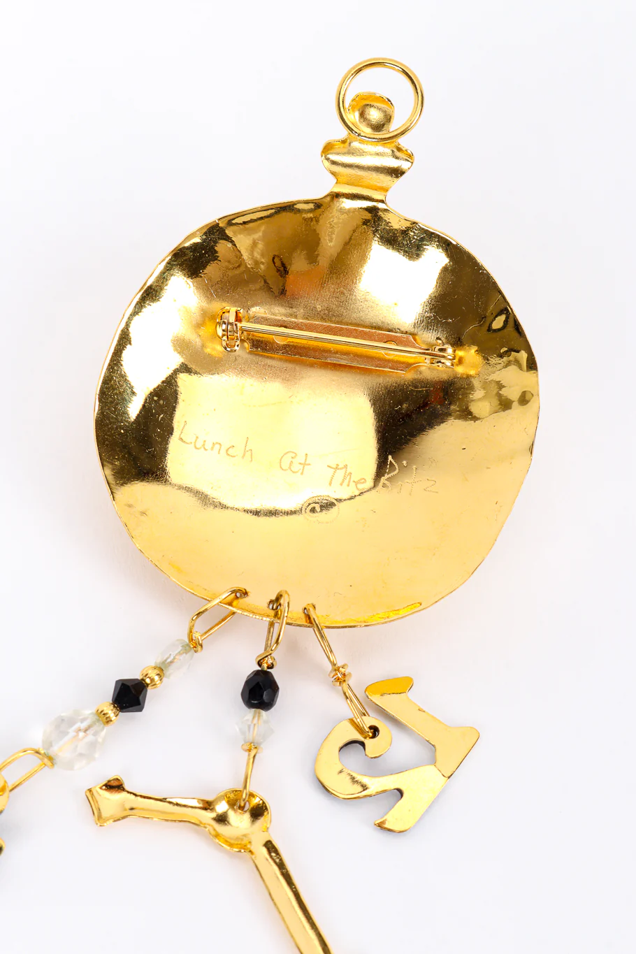 Pocket Watch Charm Brooch - Image 7