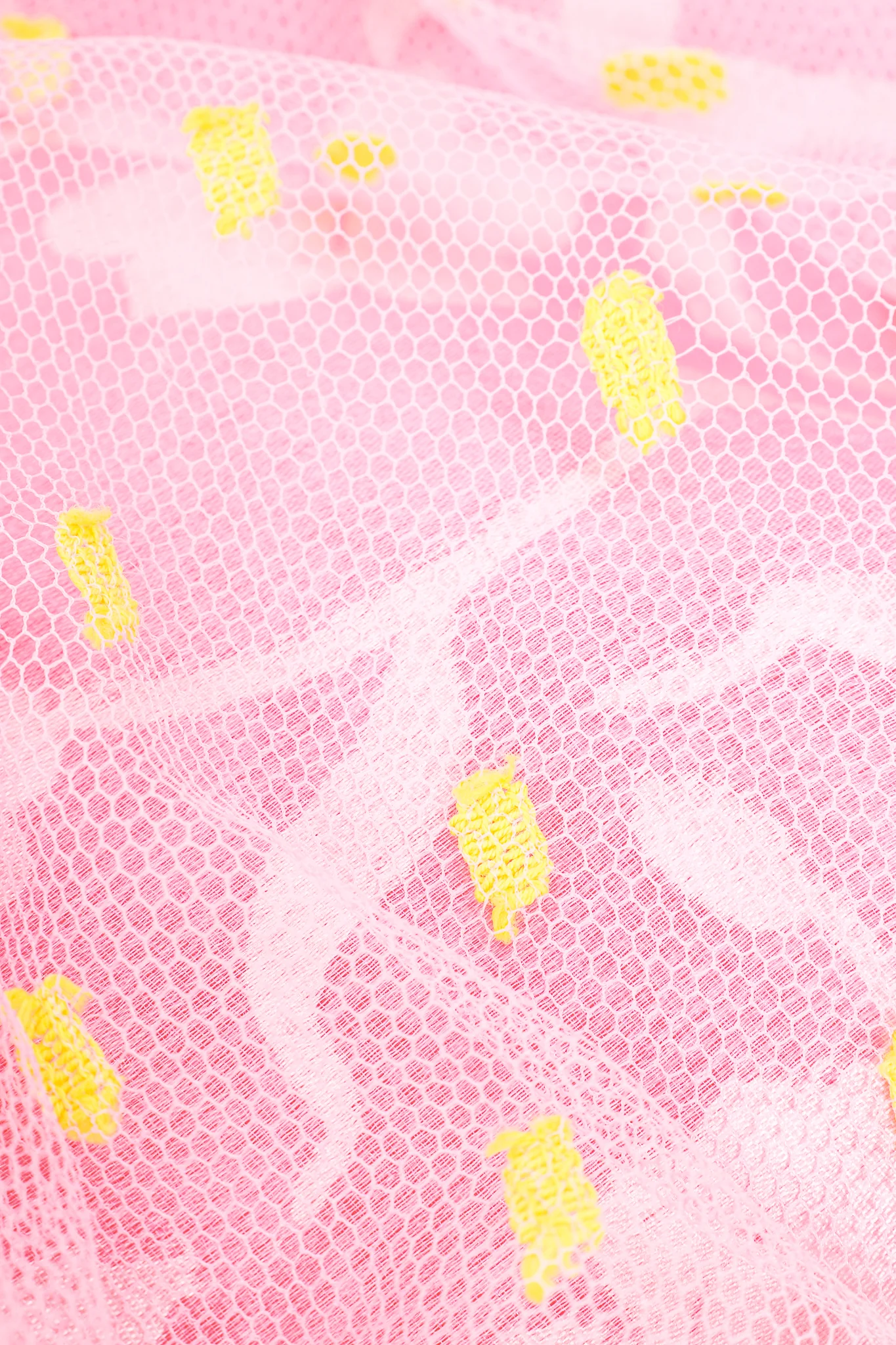Point D'Esprit Lace Mesh Skirt - Image 10