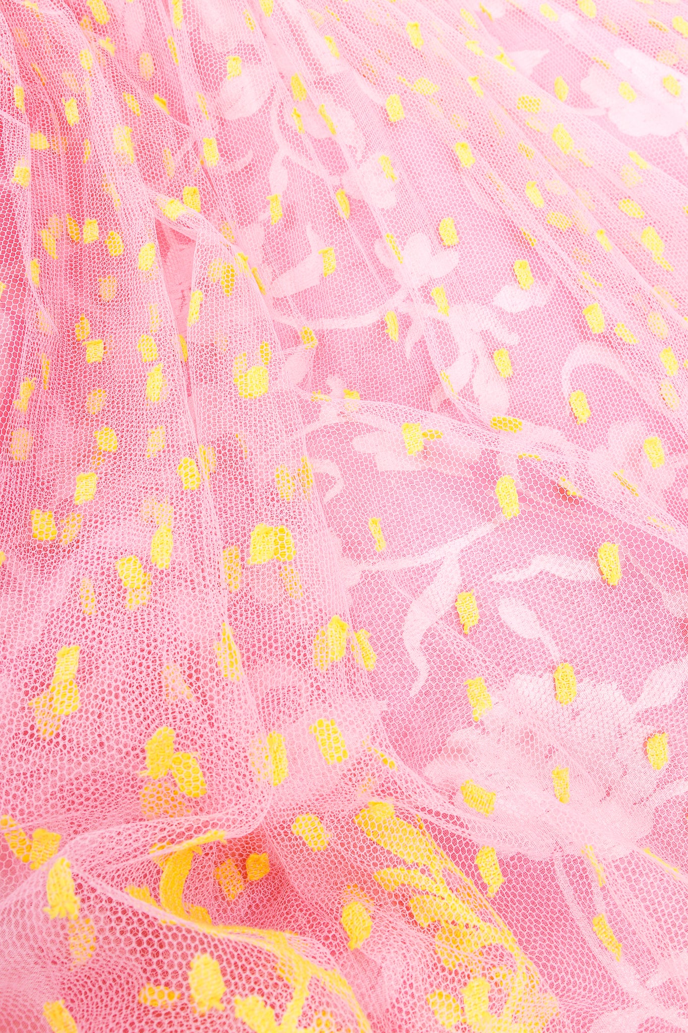 Point D'Esprit Lace Mesh Skirt - Image 9