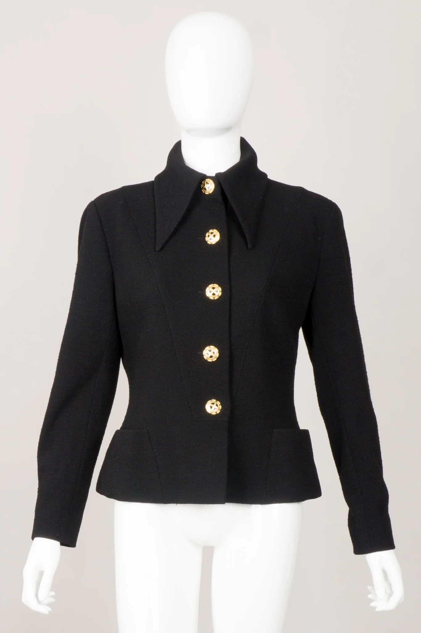 Pointed Collar Jacket