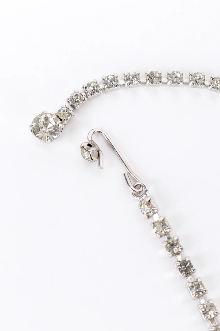 Pointed Crystal Bib Necklace - Image 4