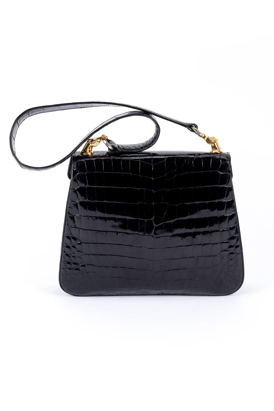 Polished Crocodile Bag - Image 4