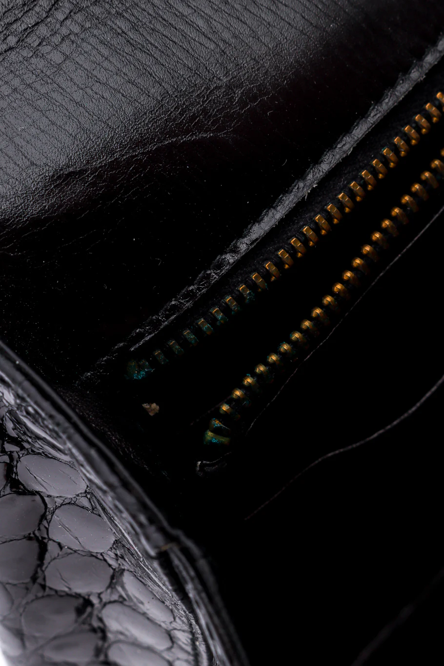 Polished Crocodile Bag - Image 9