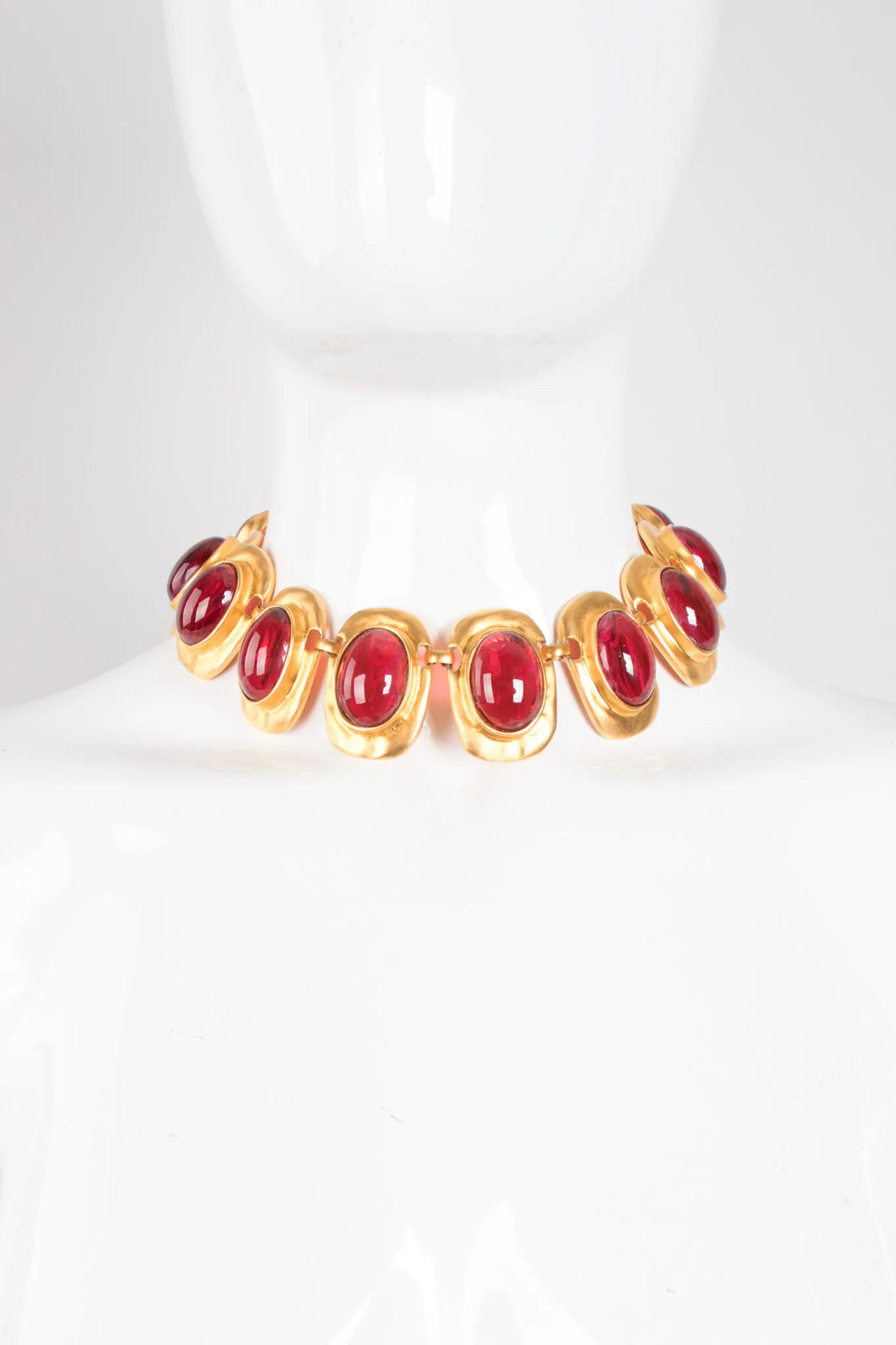 Polished Glass Cabochon Collar - Image 3