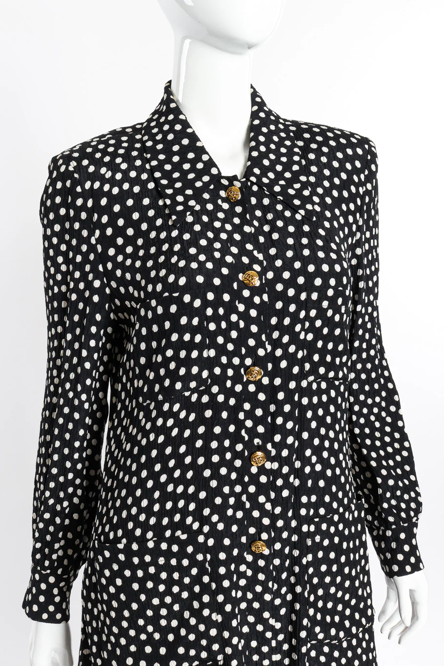Polka Dot Jacket and Pant Set - Image 4