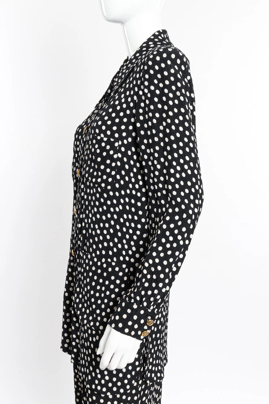 Polka Dot Jacket and Pant Set - Image 5