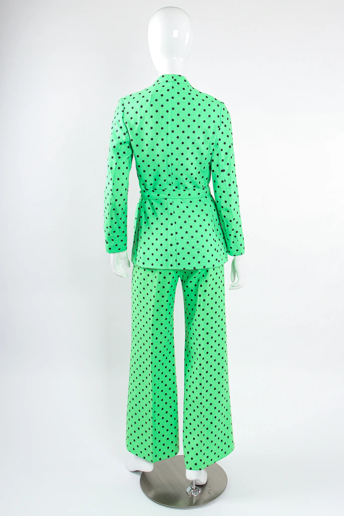 Polka Dot Jacket & Pant Suit - Image 10