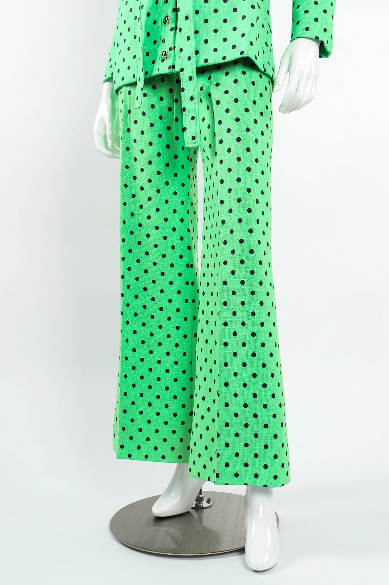 Polka Dot Jacket & Pant Suit - Image 4