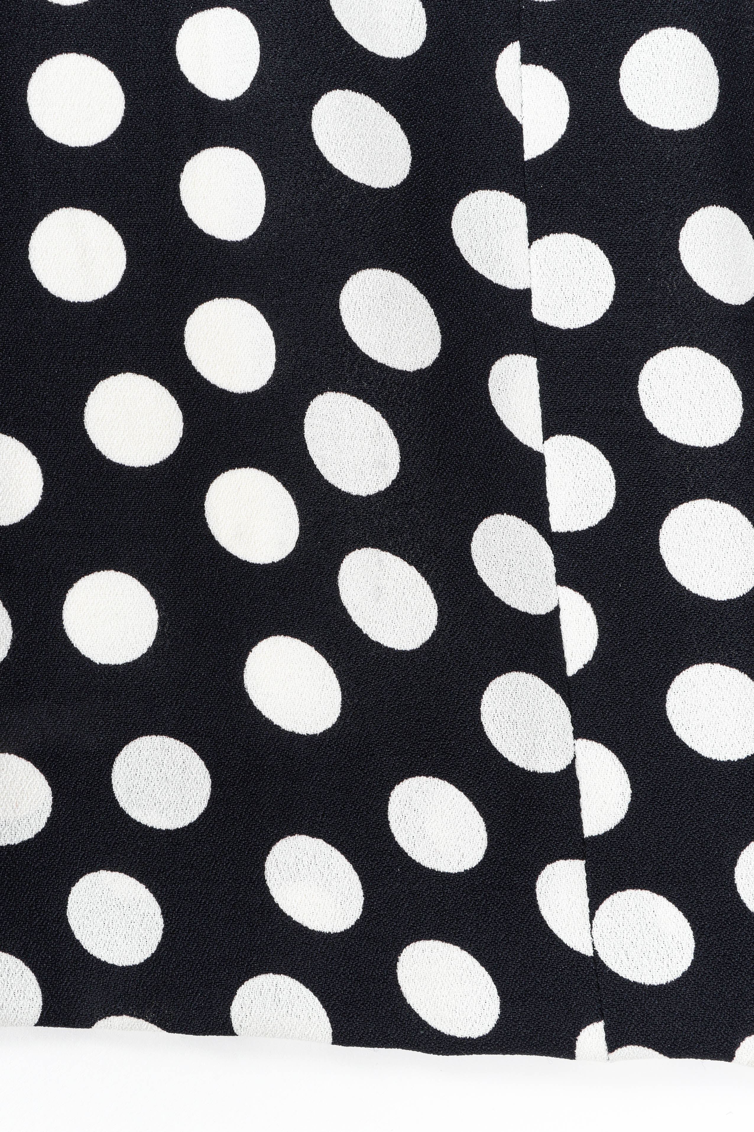 Polka Dot Pleat Dress - Image 5