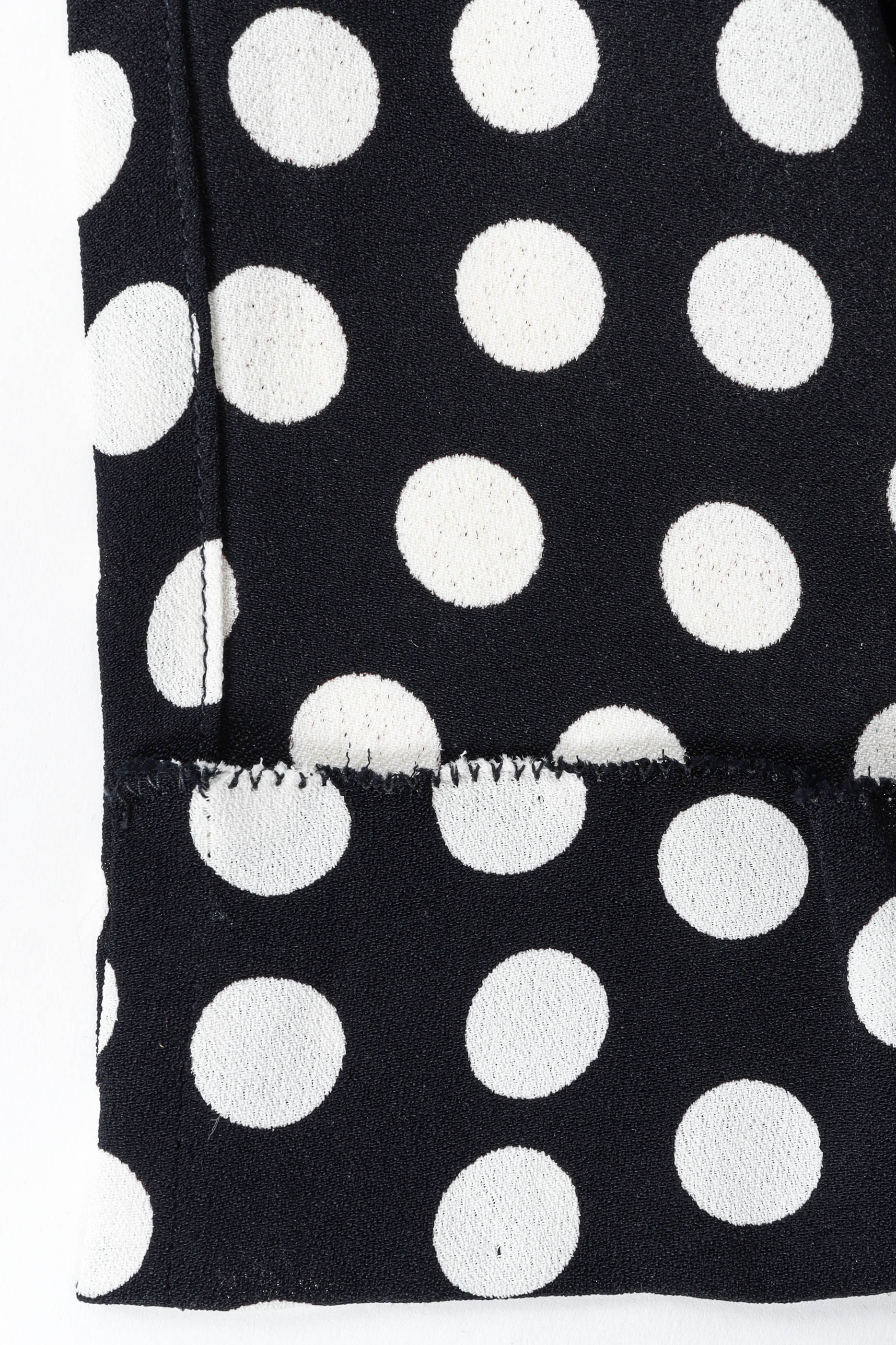 Polka Dot Pleat Dress - Image 8