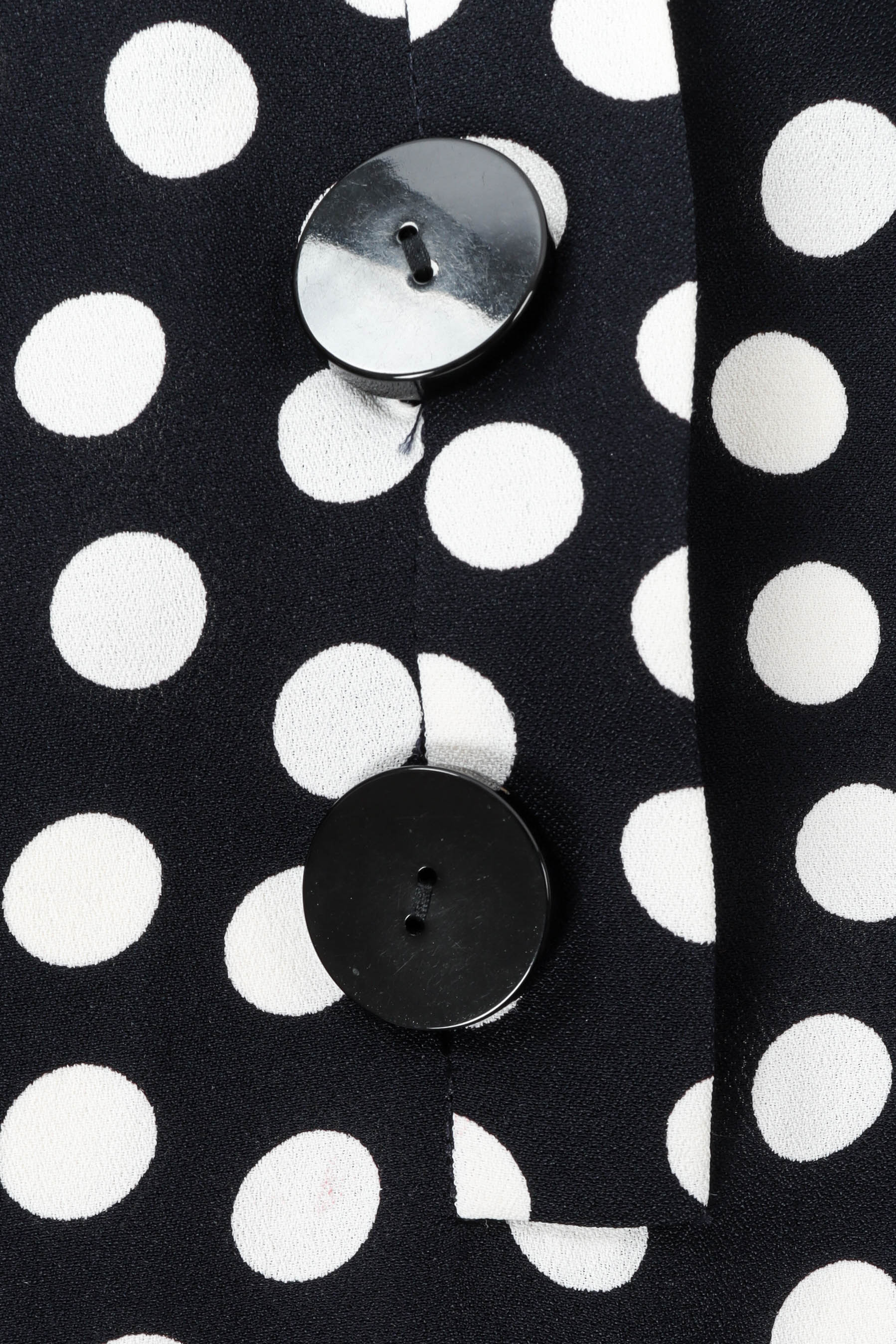 Polka Dot Pleat Dress - Image 9