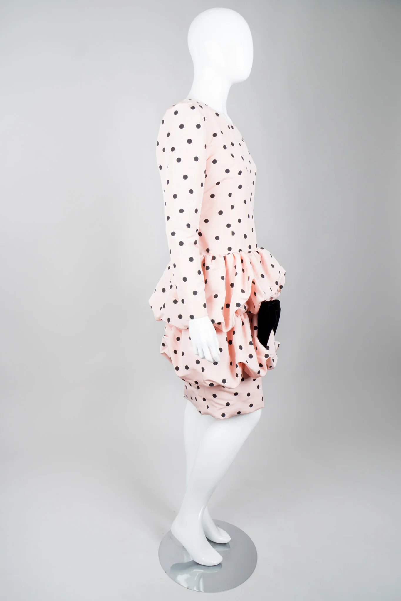 Polka Dot Pouf Dress - Image 6