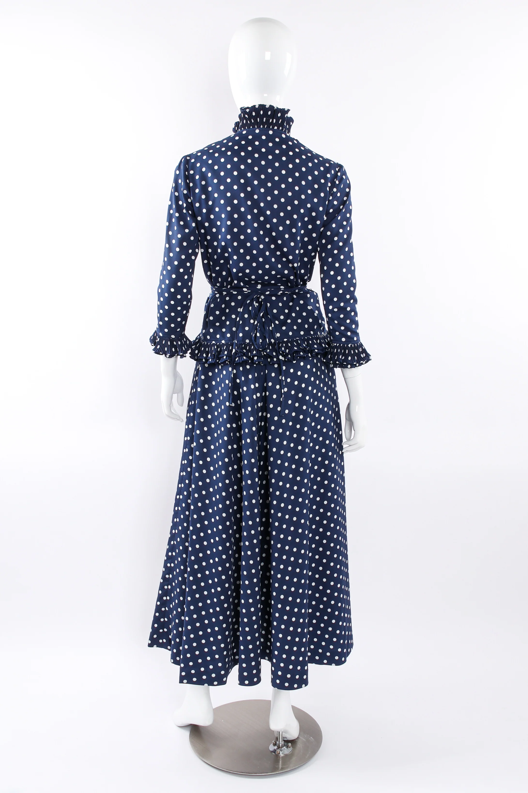 Ruffle Polka Dotted Dress & Jacket Set - Image 4