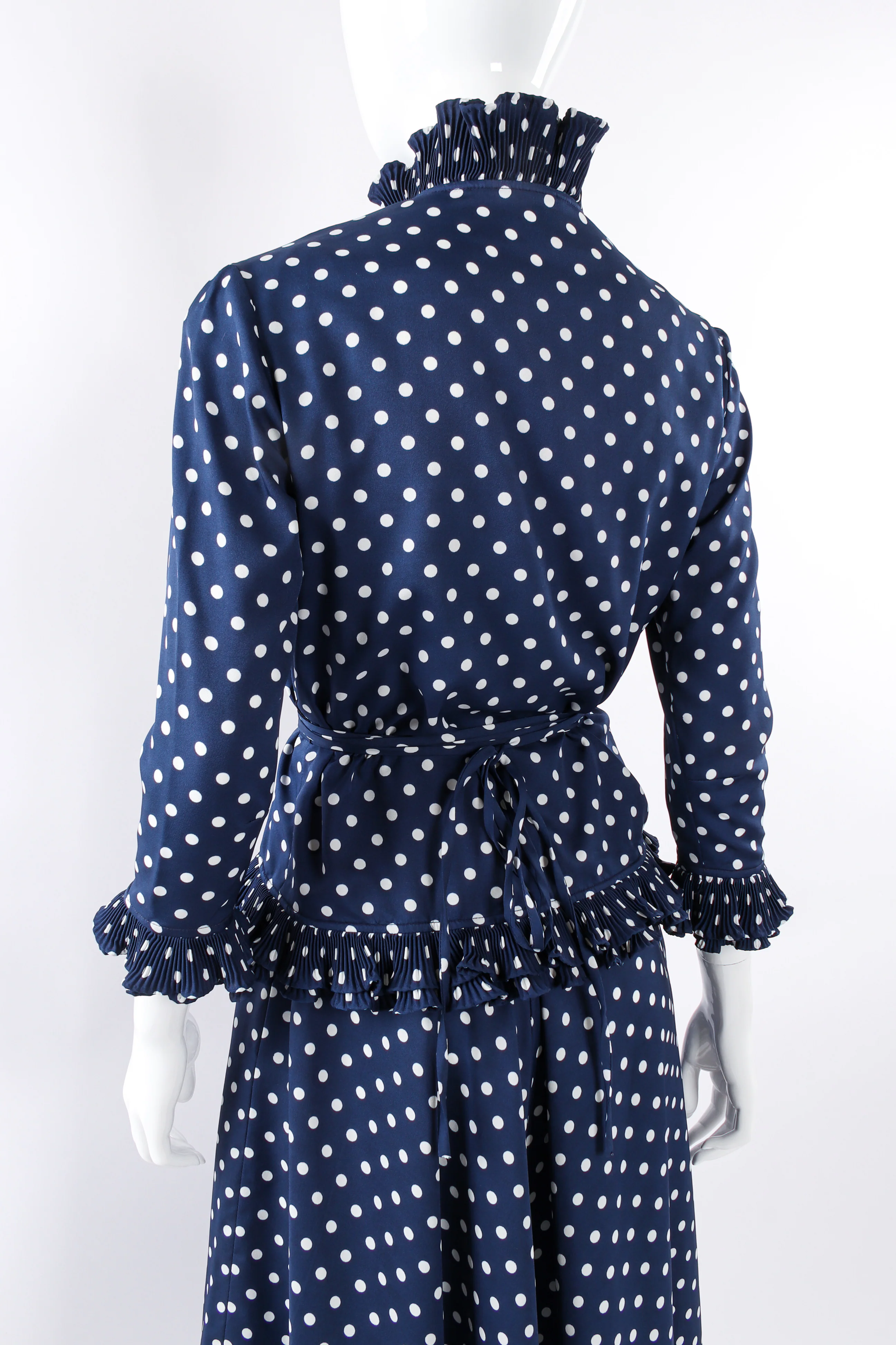 Ruffle Polka Dotted Dress & Jacket Set - Image 8