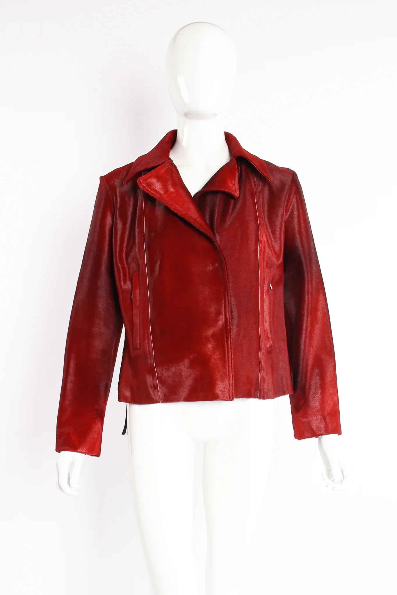 Pony Hair Collar Jacket - Image 2