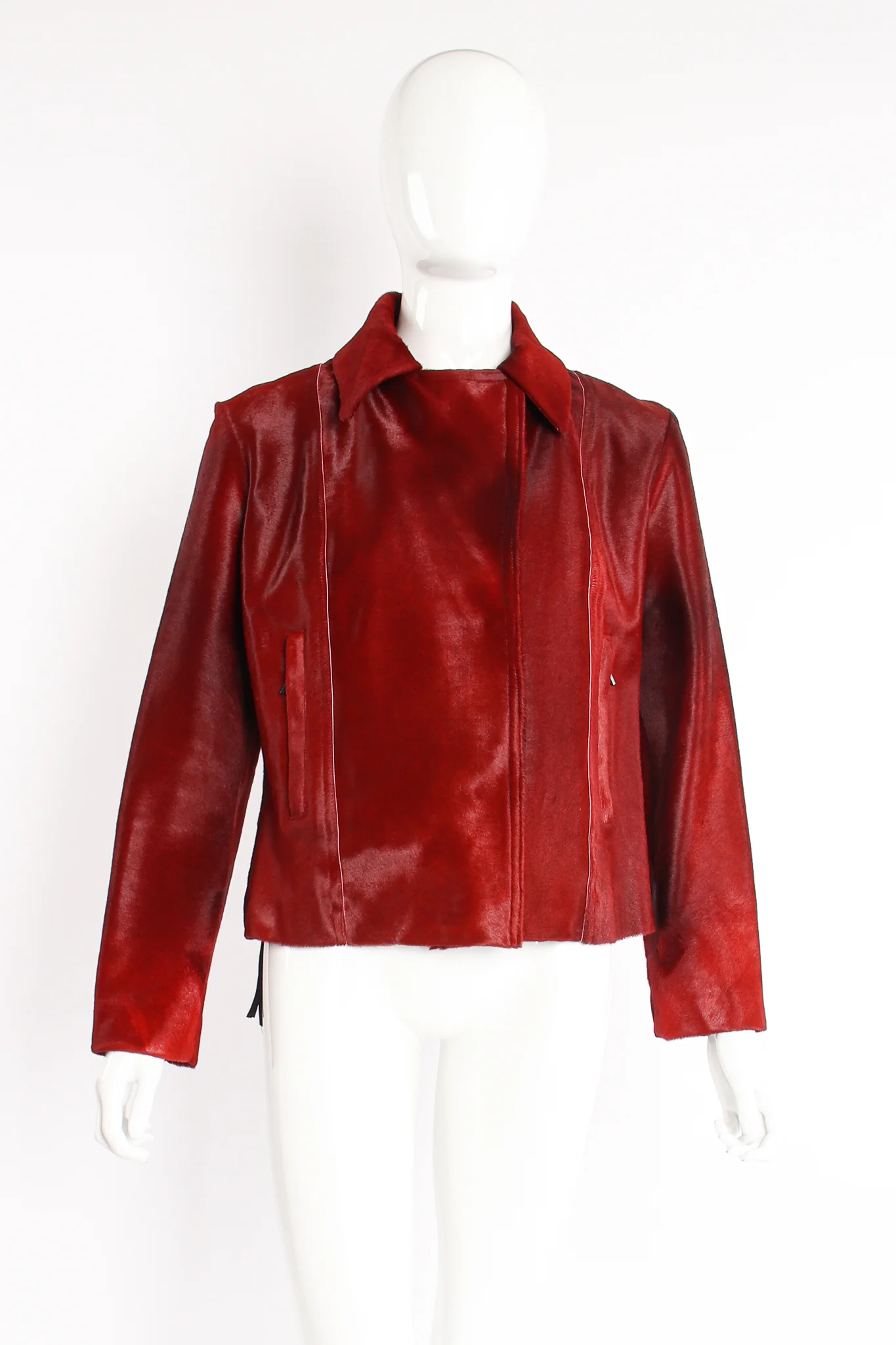 Pony Hair Collar Jacket - Image 3