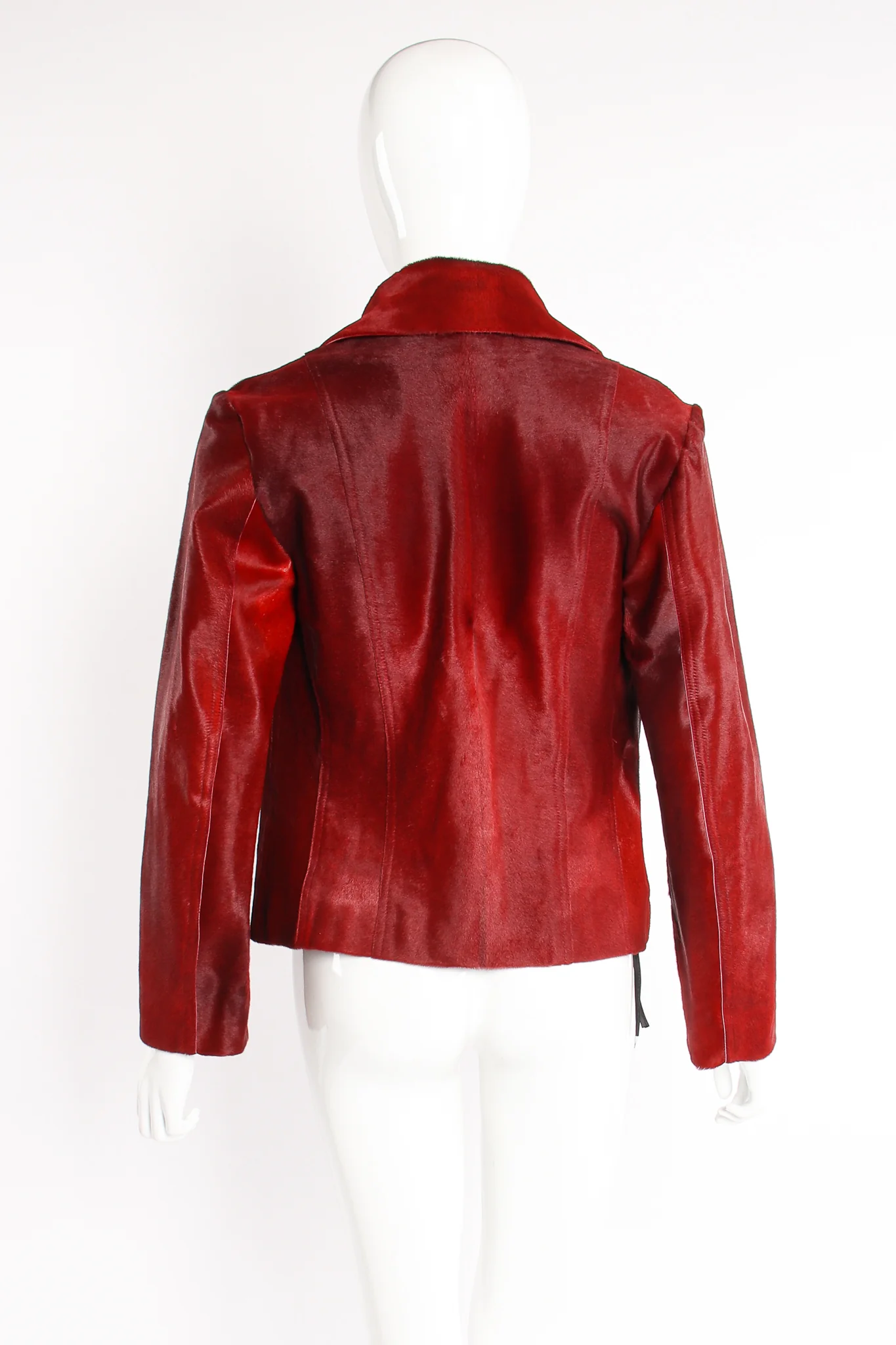 Pony Hair Collar Jacket - Image 6
