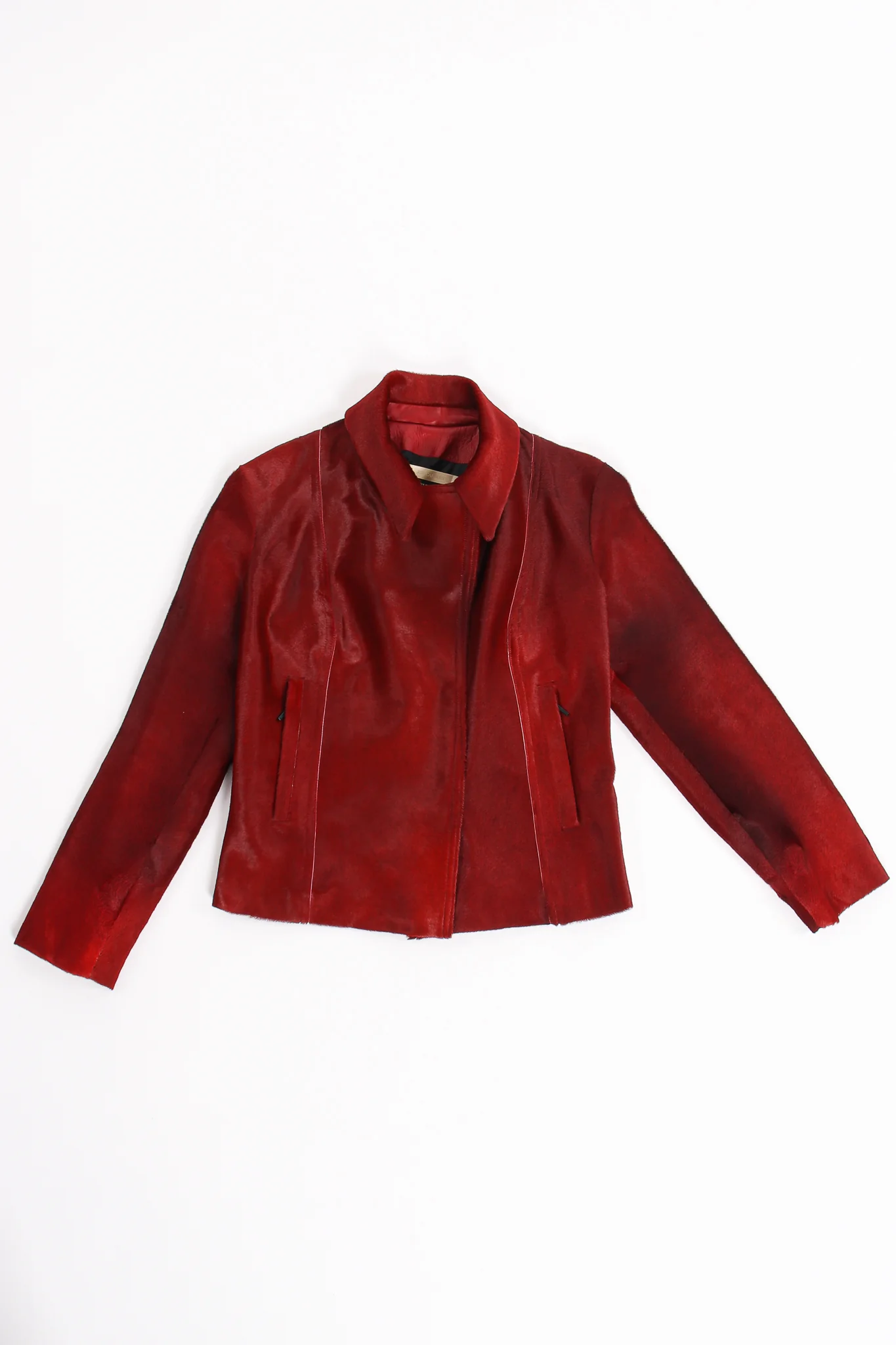 Pony Hair Collar Jacket - Image 7