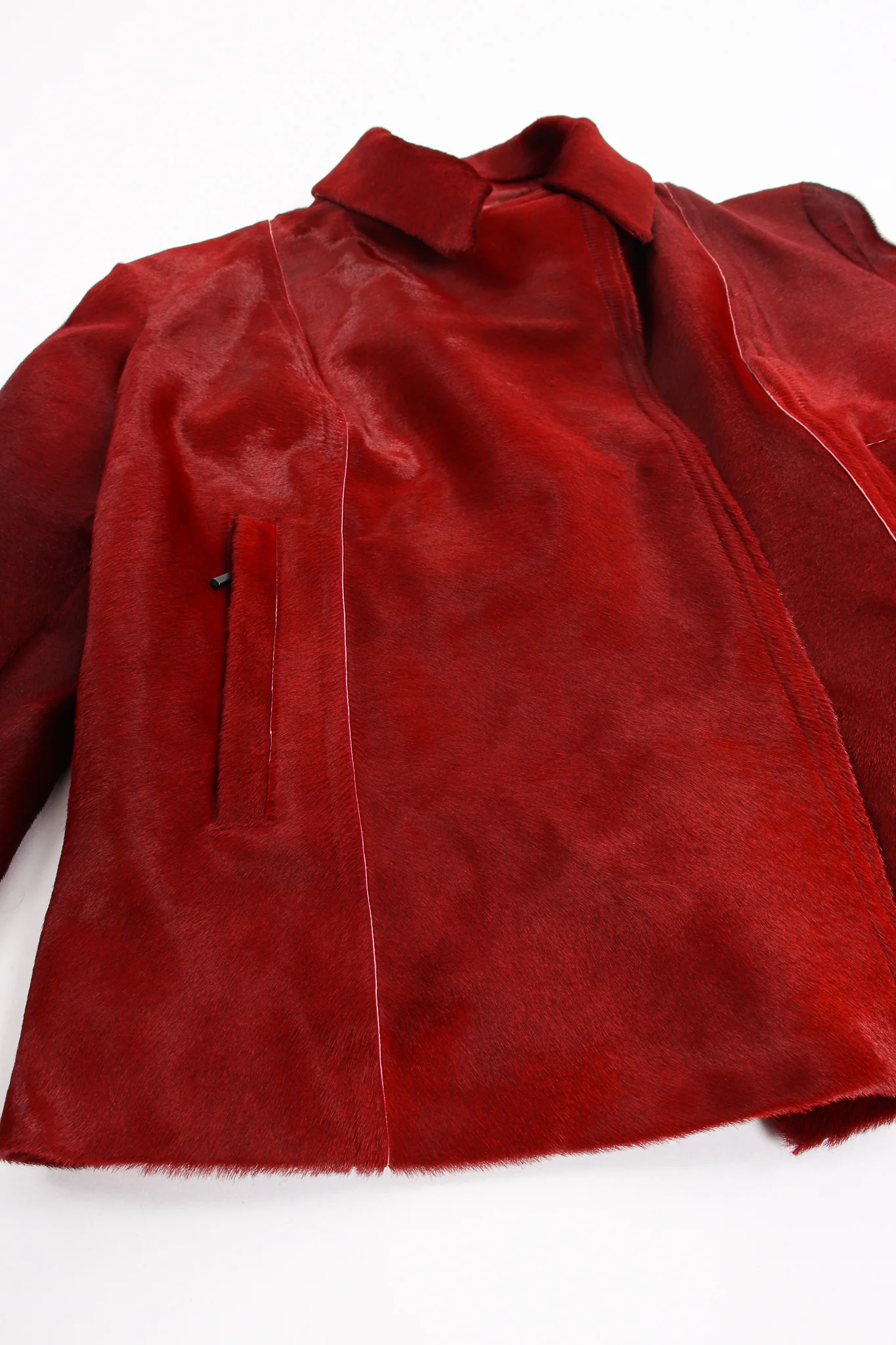 Pony Hair Collar Jacket - Image 8