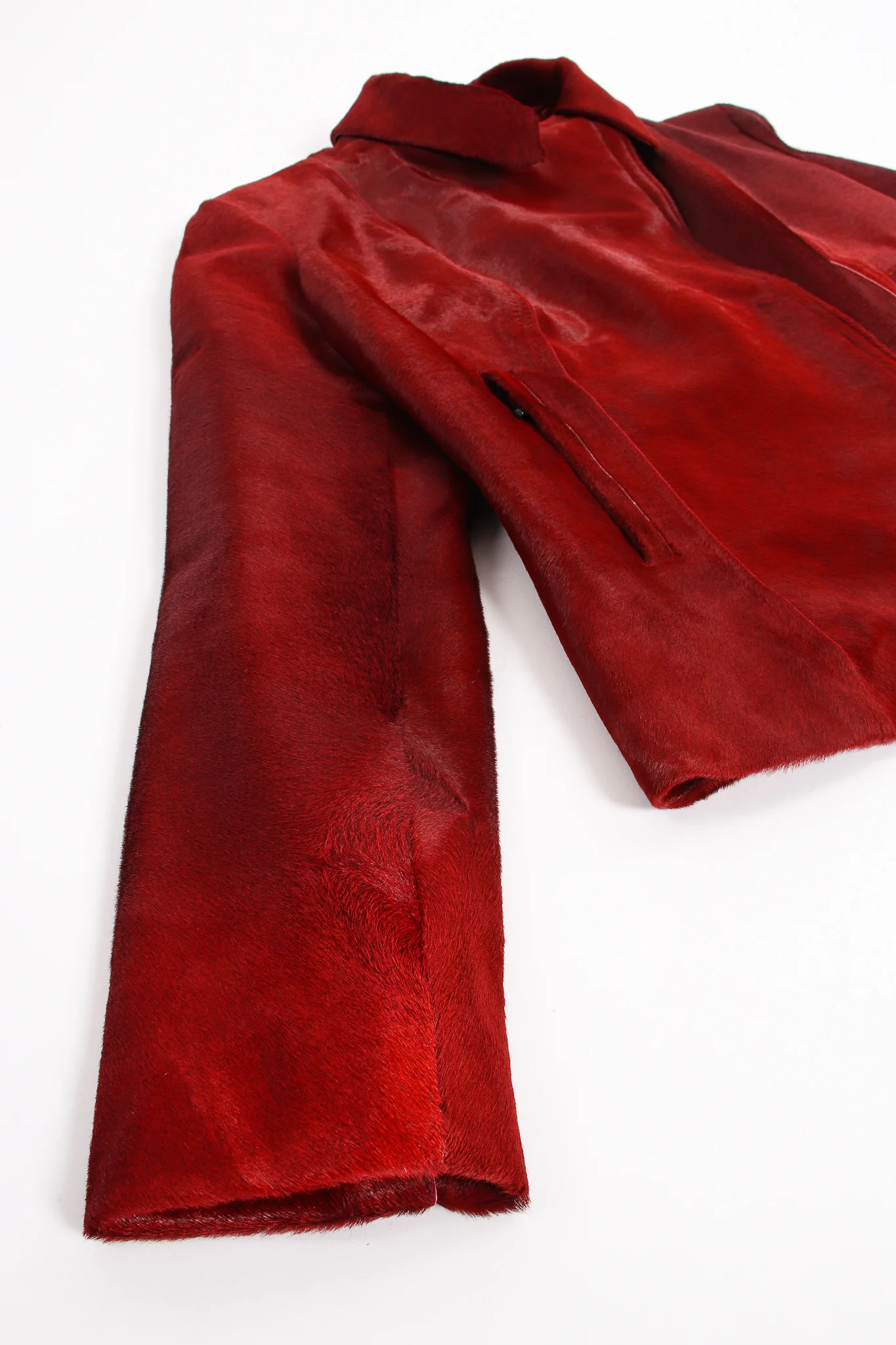 Pony Hair Collar Jacket - Image 9