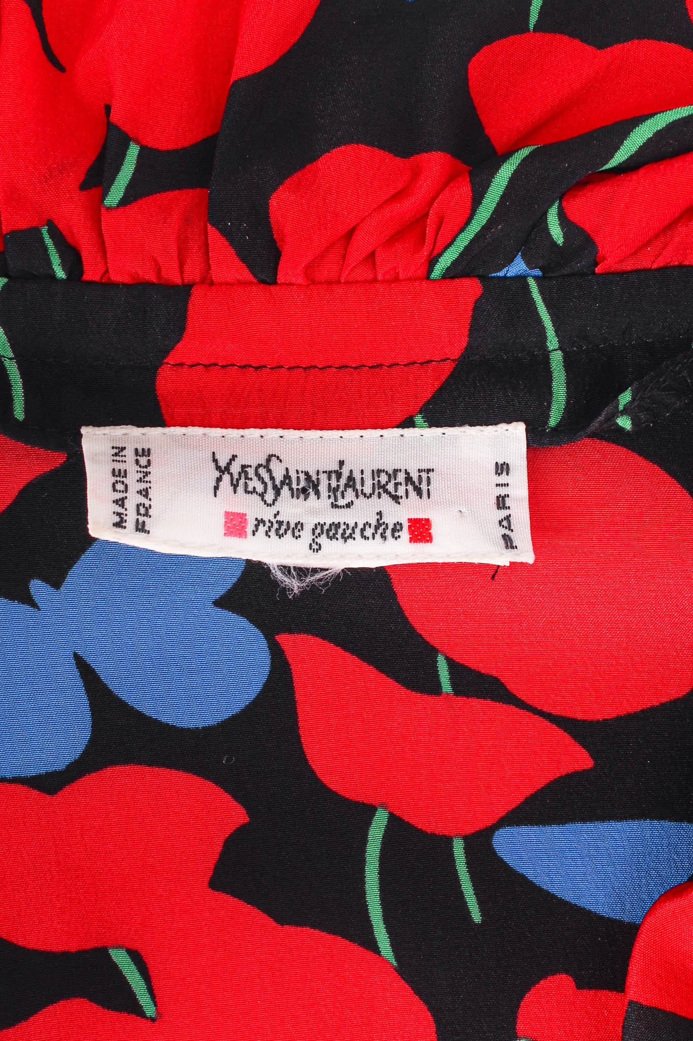 Poppy & Butterflies Wrap Blouse - Image 11
