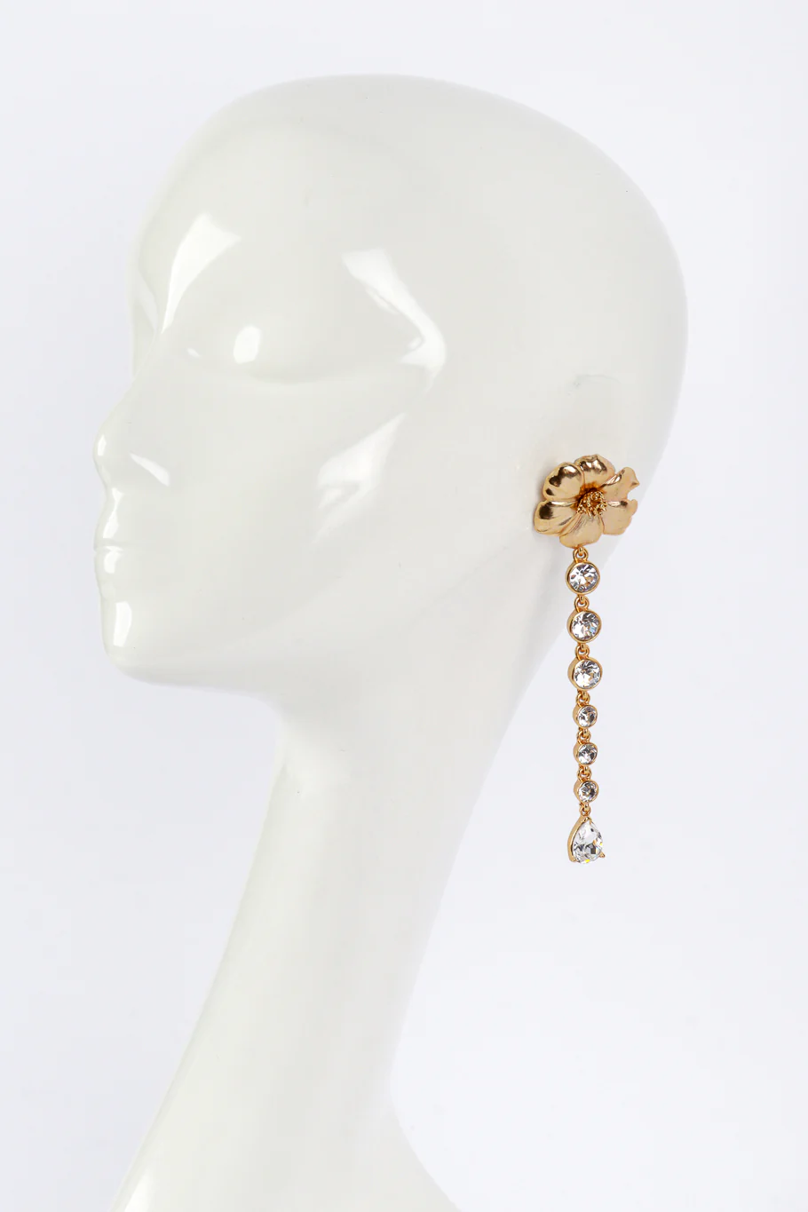 Poppy Crystal Drops Shoulder Duster Earrings - Image 2